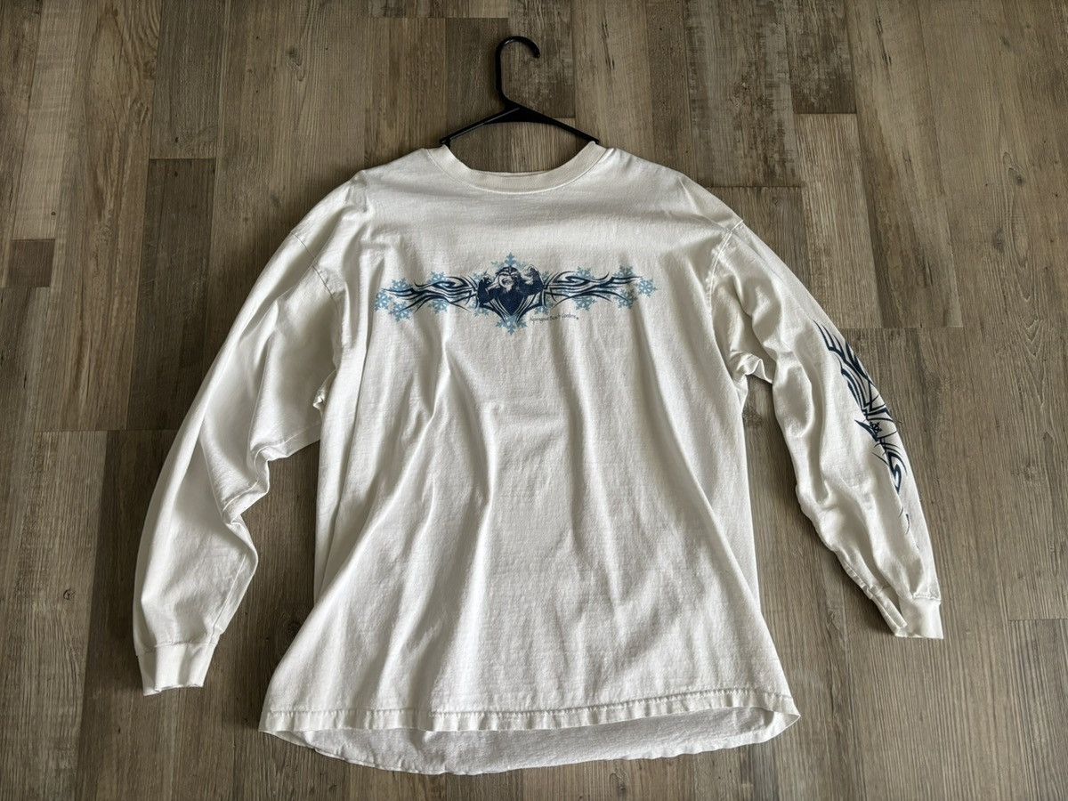 Vintage White Busch Gardens Winter Fest Long Sleeve Size US L / EU 52-54 / 3 - 1 Thumbnail