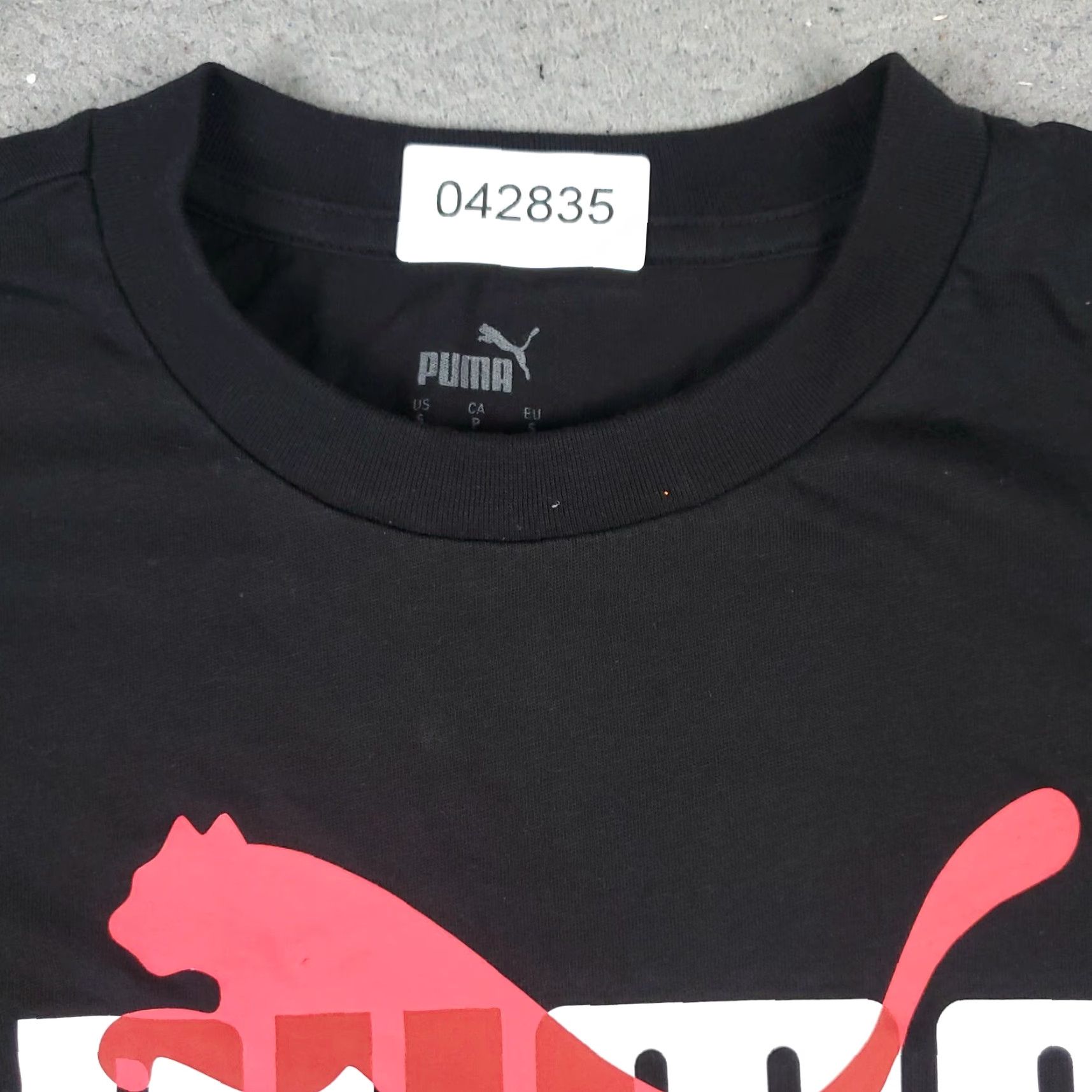 Puma Puma T Shirt Mens Size Small Black Logo Casual Short Sleeve Adult Size US S / EU 44-46 / 1 - 3 Thumbnail