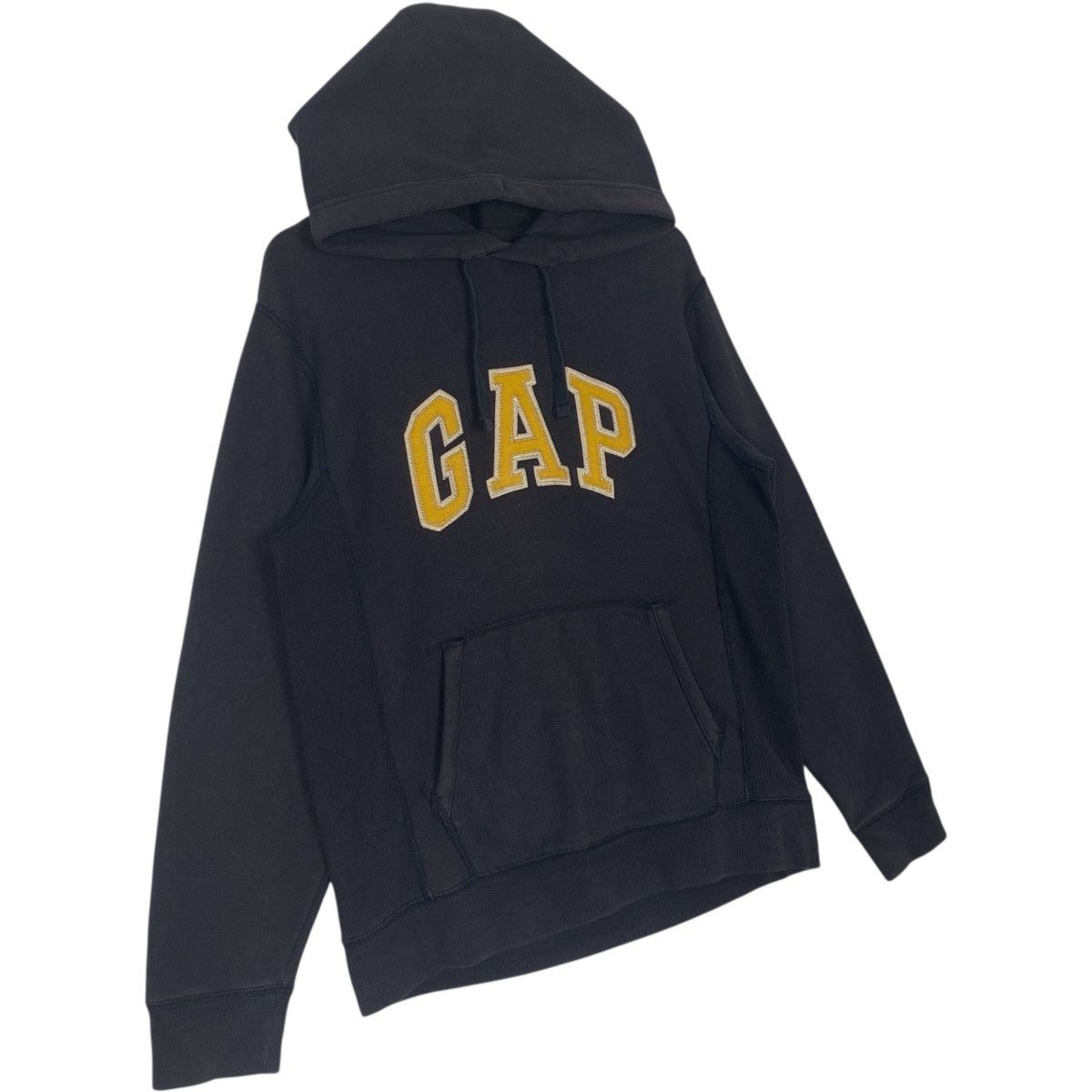 Vintage Vintage Gap Hoodie Big Logo Sweater Black Pullover Jumper S Size US S / EU 44-46 / 1 - 3 Thumbnail