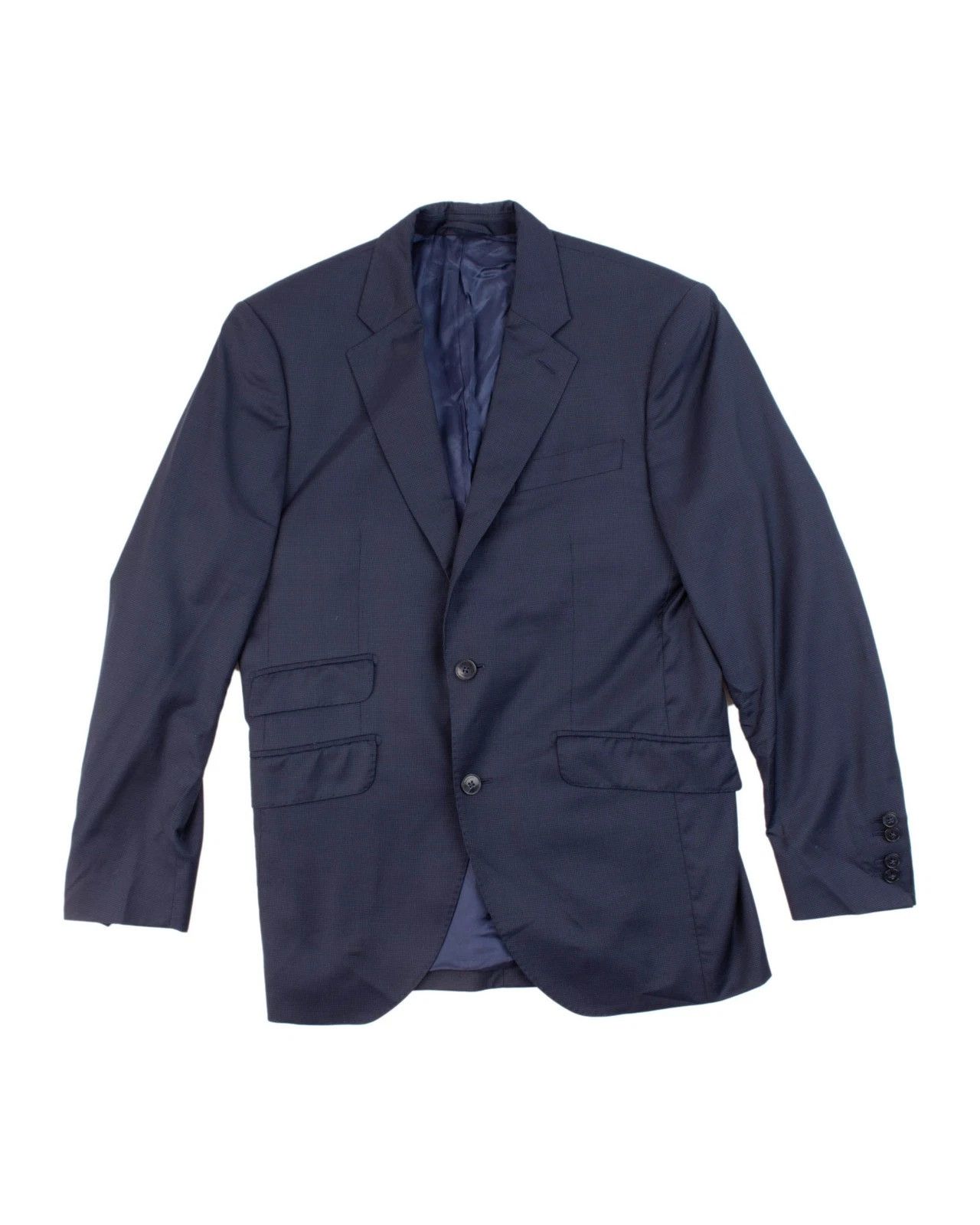 Hackett Hackett London Navy Wool Two Piece Suit Size M / EU48 / UK38 Size 38R - 1 Thumbnail
