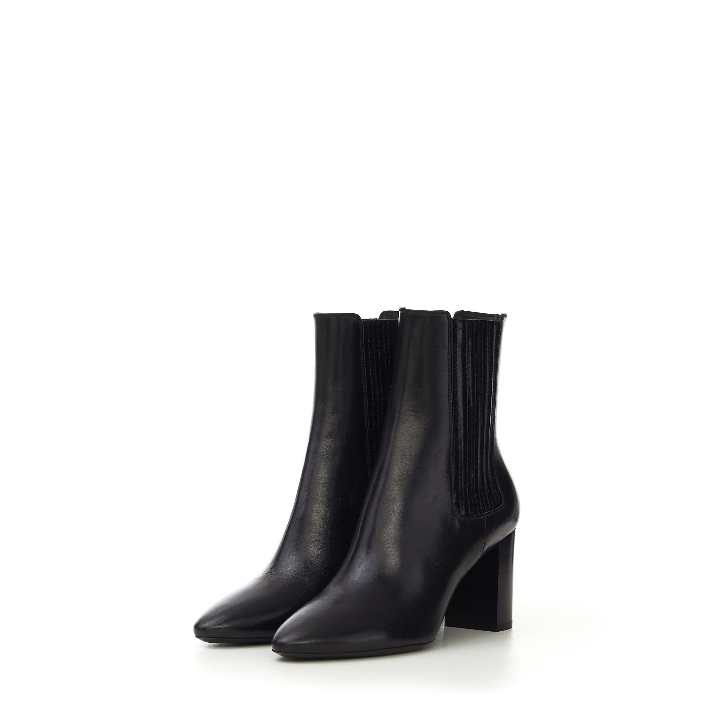 Saint Laurent Paris LOU Chelsea Boots In Black Leather Size US 5 / IT 35 - 3 Thumbnail