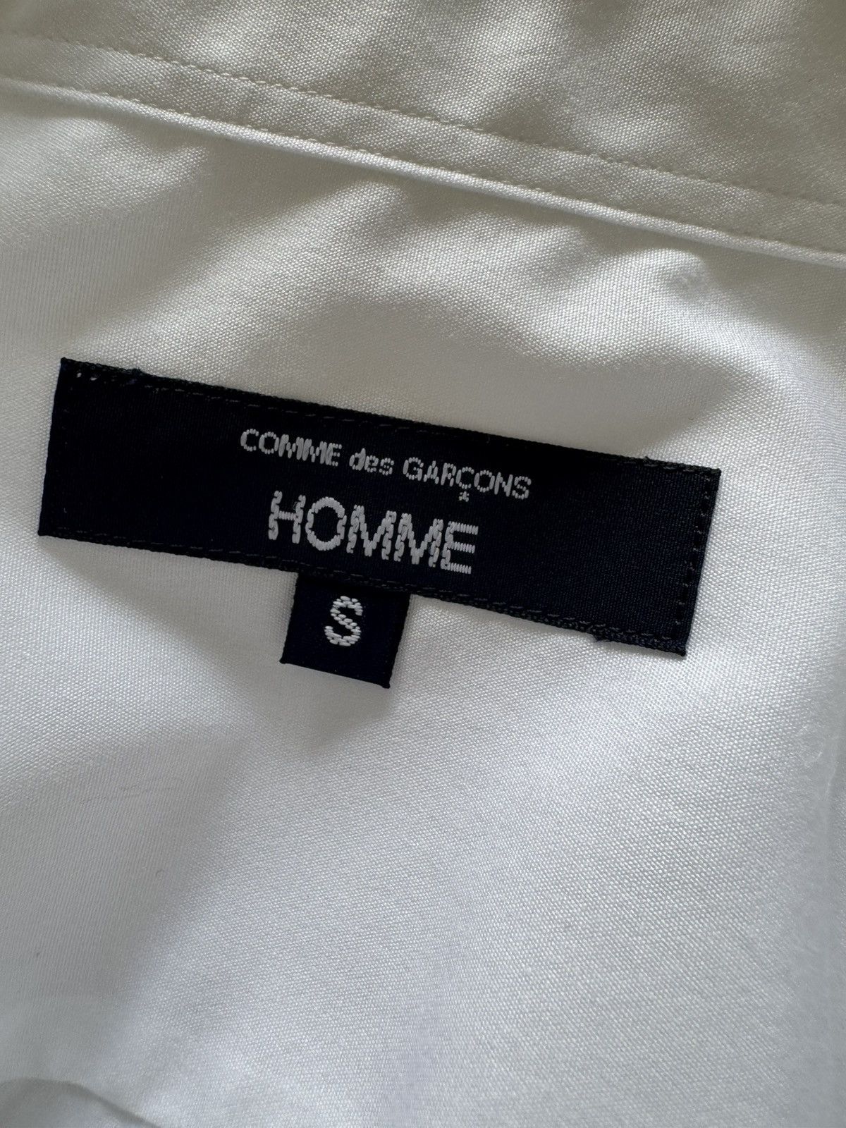 Comme des Garcons Homme Comme Des Garcons Homme White Shirt Size US M / EU 48-50 / 2 - 6 Thumbnail