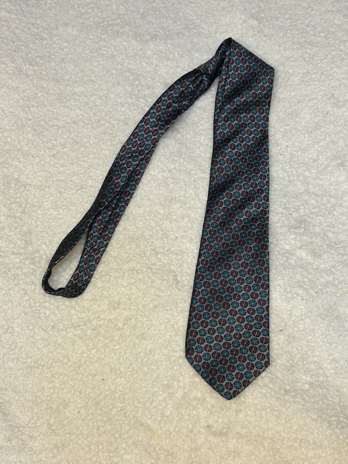 Balmain × Pierre Balmain × Vintage Balmain Dots Silk Tie Size ONE SIZE - 1 Thumbnail