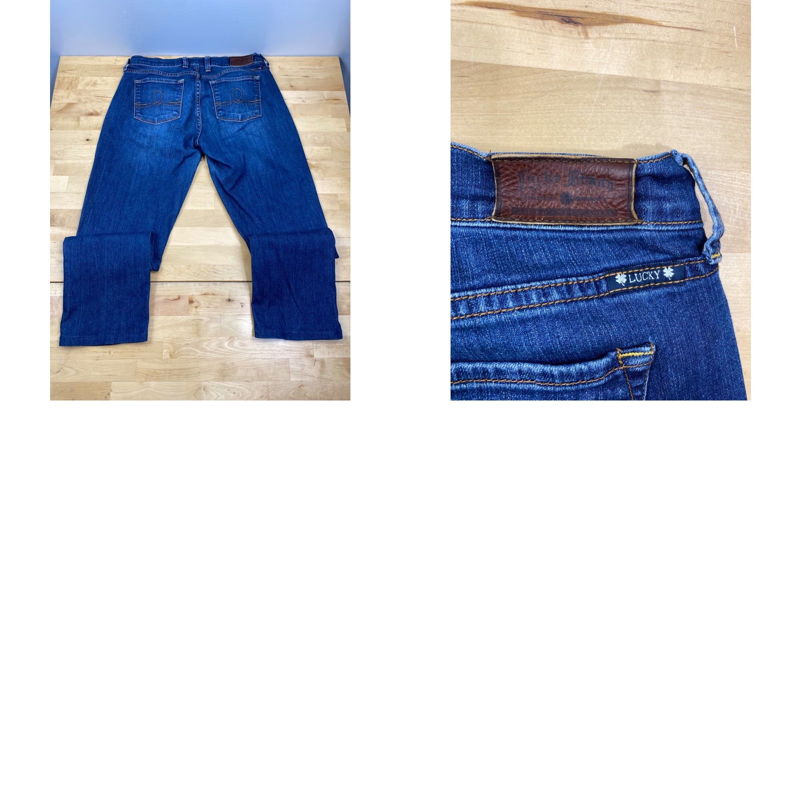 Lucky Brand Lucky Brand Womens Sofia Straight Denim Jeans 8 Blue Regular Size 8 Jeans Womens Mix Size 30" / US 8 / IT 44 - 8 Thumbnail