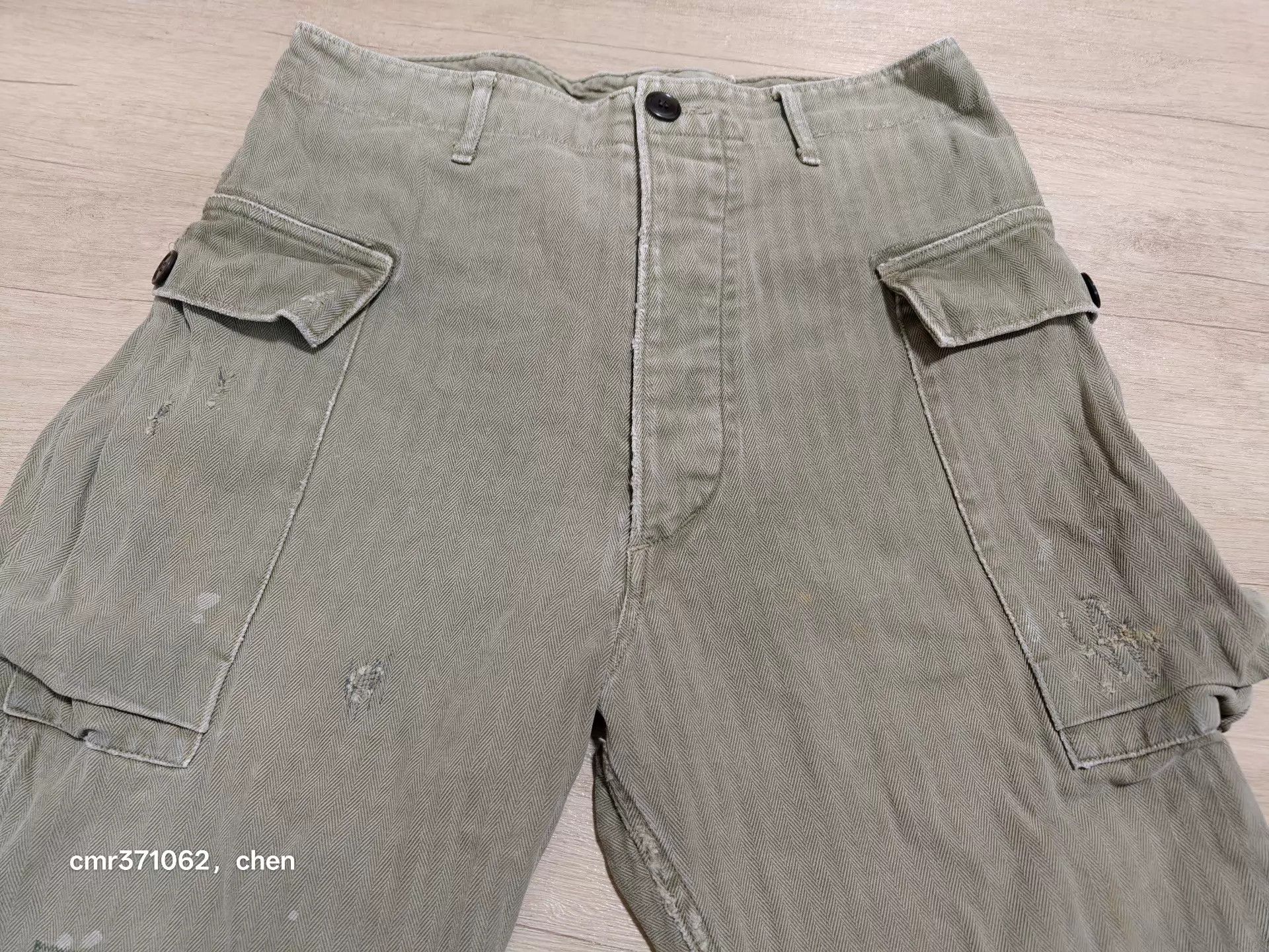 Visvim visvim 19AW Veterans Shorts Crash Olive Distressed Size US 30 / EU 46 - 4 Thumbnail