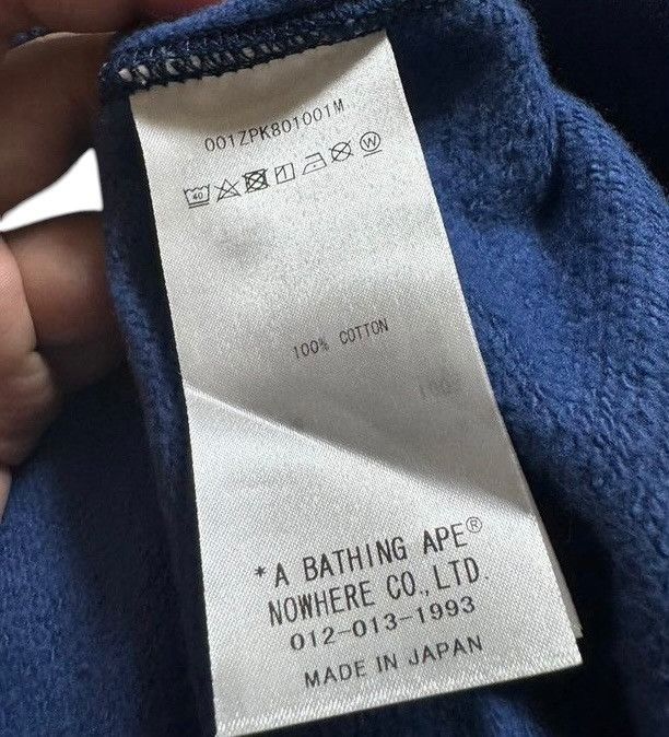 Bape BAPE Black & Navy Camo Full zip hoodie Size US M / EU 48-50 / 2 - 11 Thumbnail