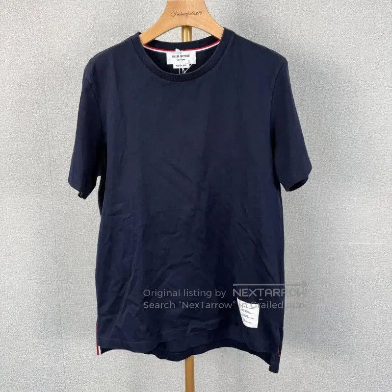 Thom Browne Thom Browne Black Cotton Women's T-Shirt . Size L / US 10 / IT 46 - 2 Thumbnail