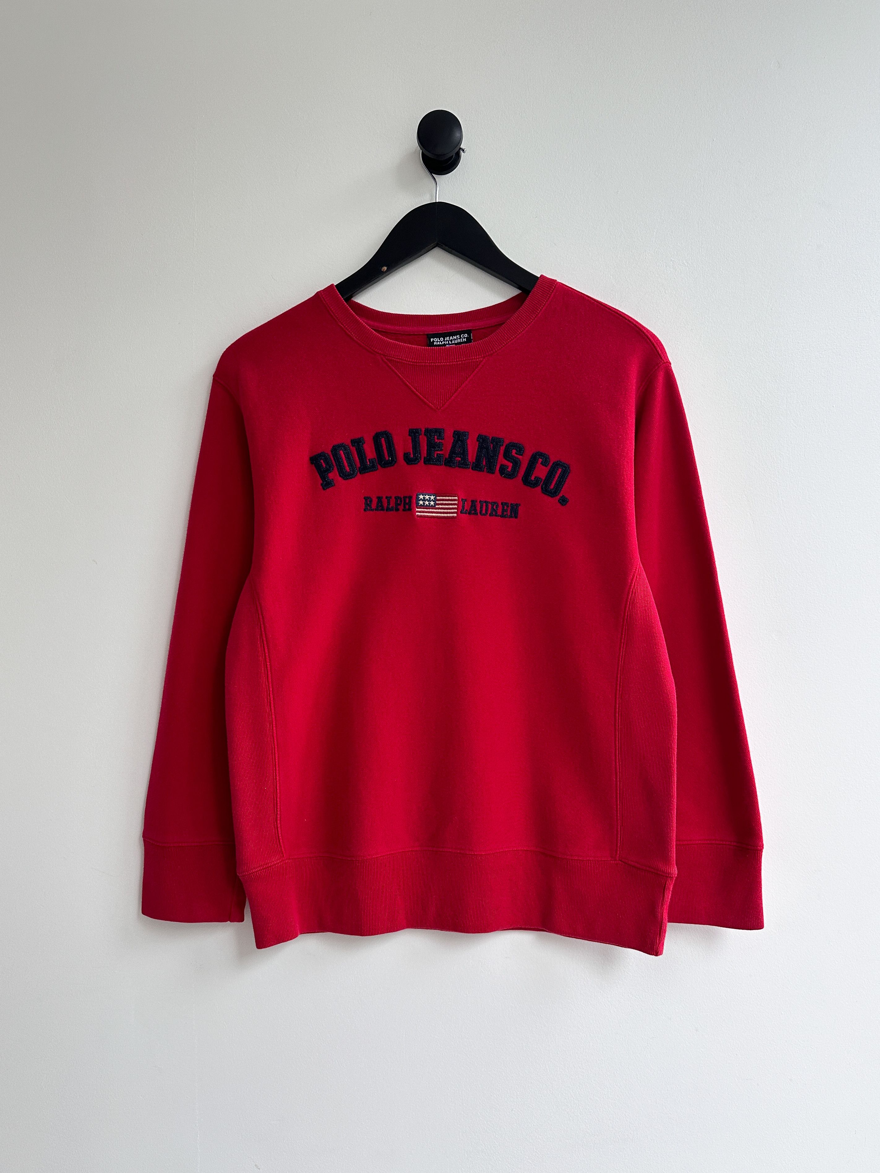 Polo Ralph Lauren Vintage Polo Jeans Ralph Lauren Sweatshirt Pullover Size M / US 6-8 / IT 42-44 - 1 Thumbnail