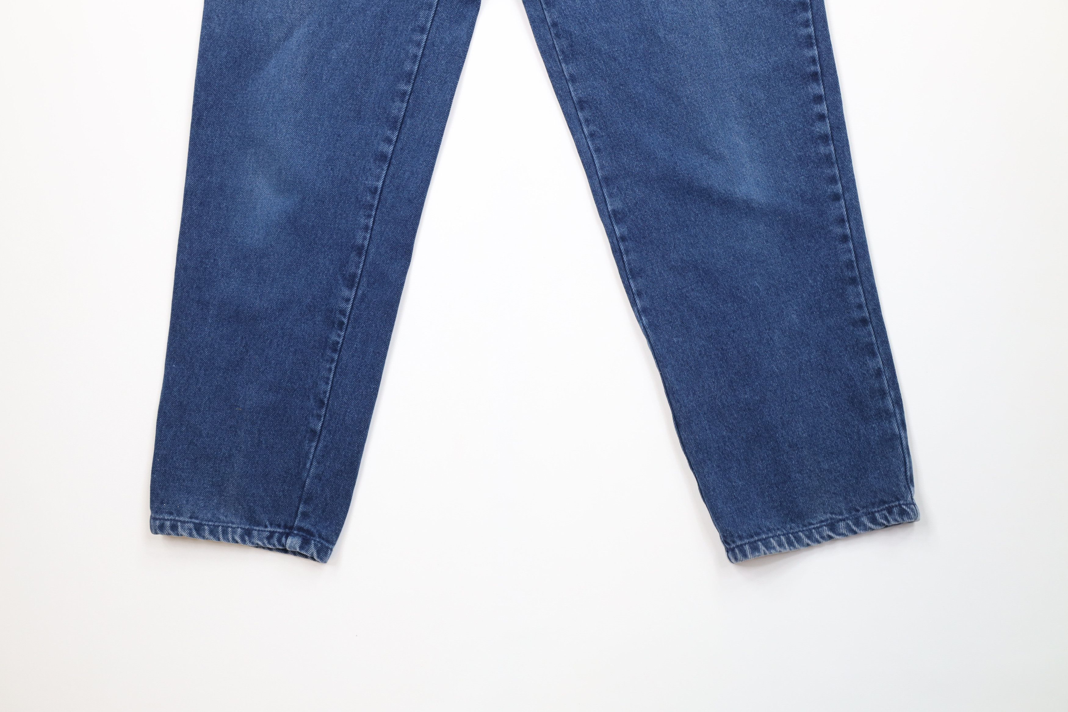 Vintage Vintage 90s Streetwear Hand Painted Cherry Tapered Leg Jeans Size 28" / US 6 / IT 42 - 4 Thumbnail