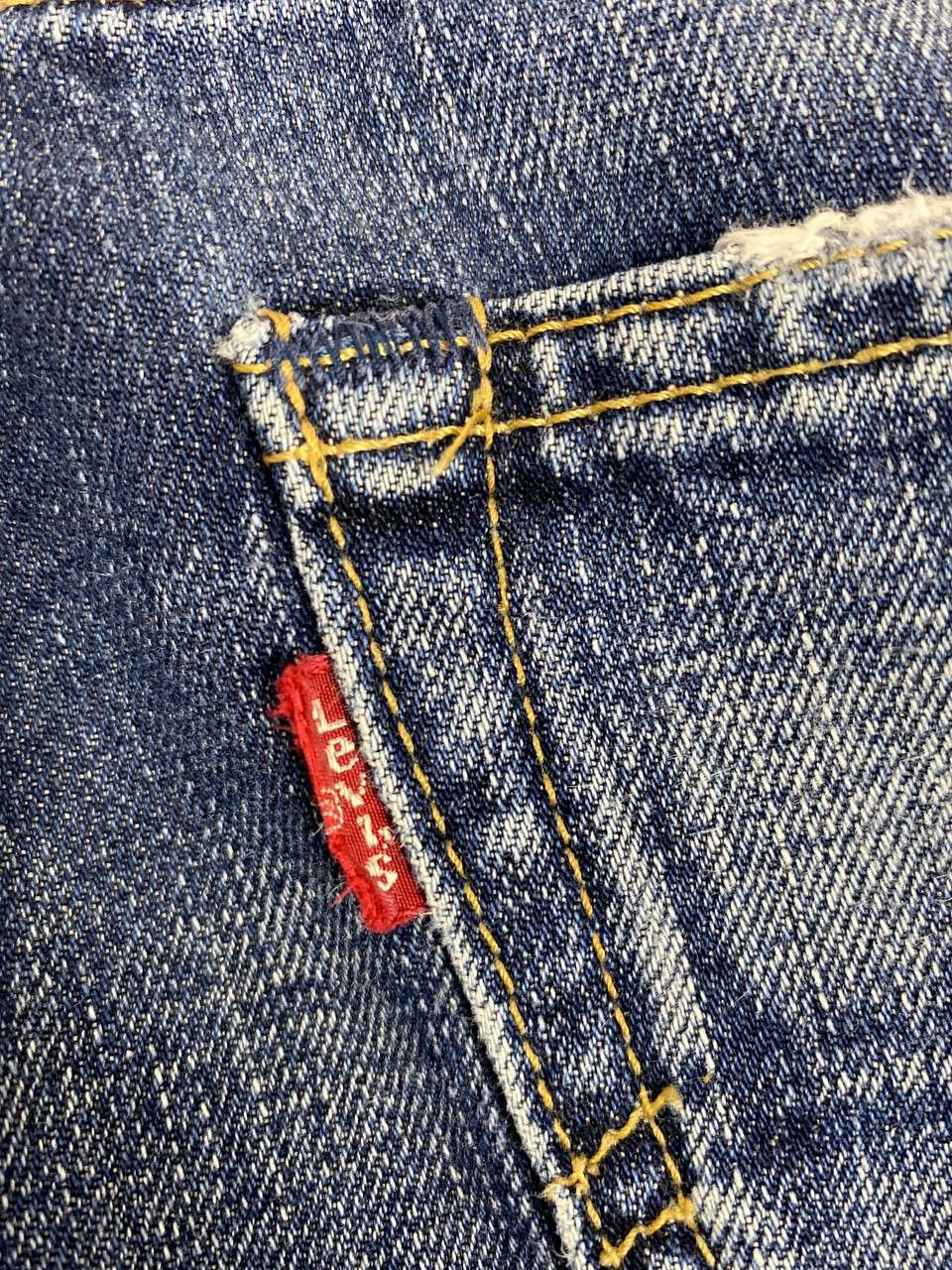 Levi's vintage levis 502 uneven faded denim nice design Size US 34 / EU 50 - 6 Thumbnail