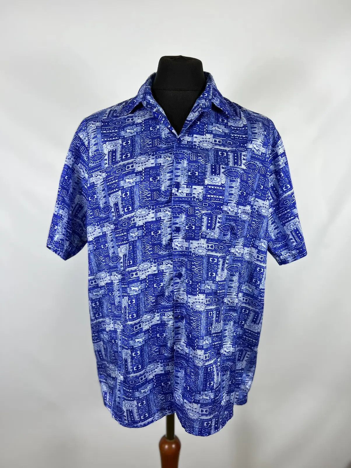 Vintage Vintage 90’s Thai Silk Hawaiian crazy shirt Size US XL / EU 56 / 4 - 1 Thumbnail