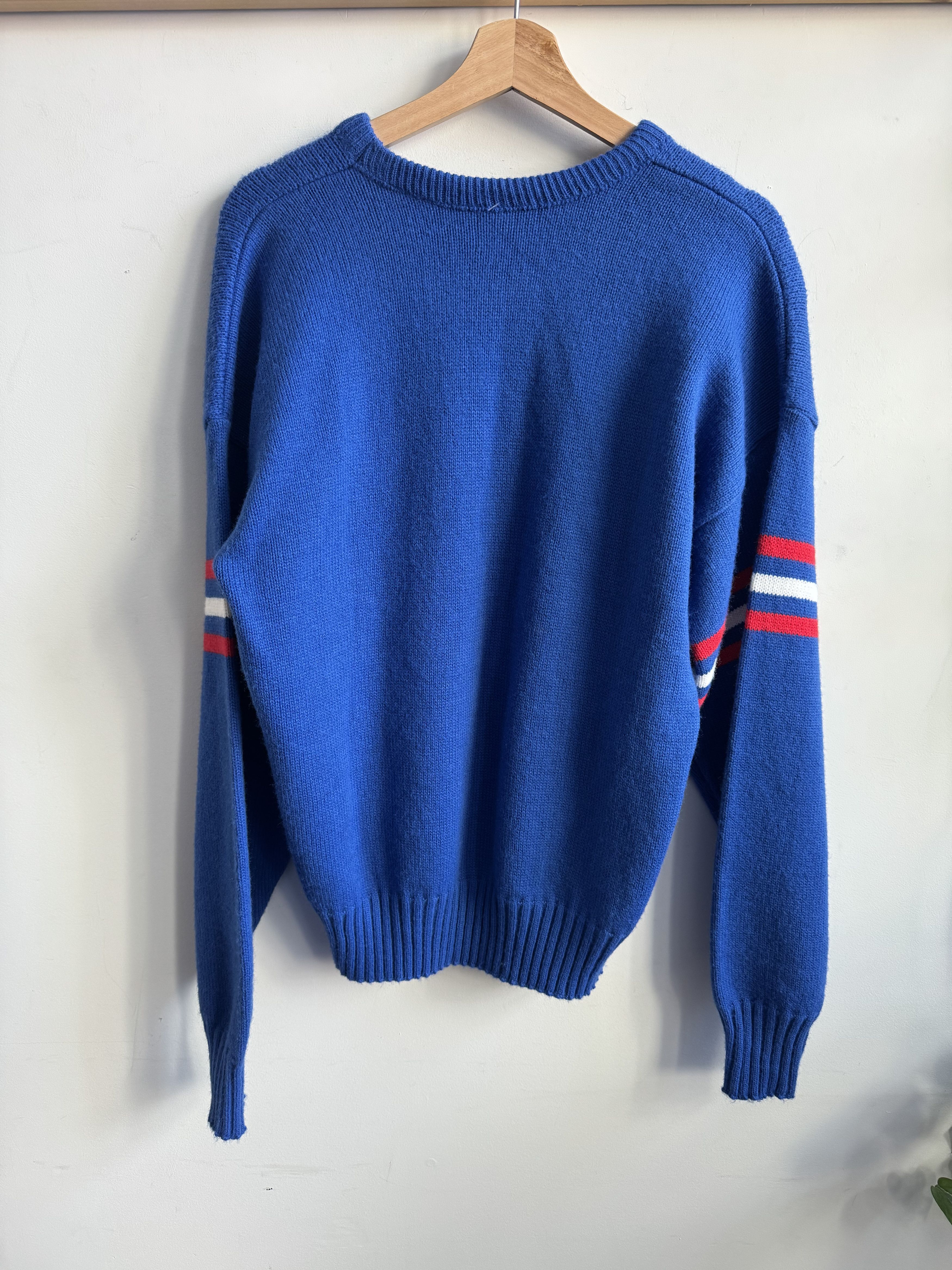 Vintage 80/90s Cliff Engle Giants Wool Pullover Sweater Size M/L Size US M / EU 48-50 / 2 - 2 Thumbnail