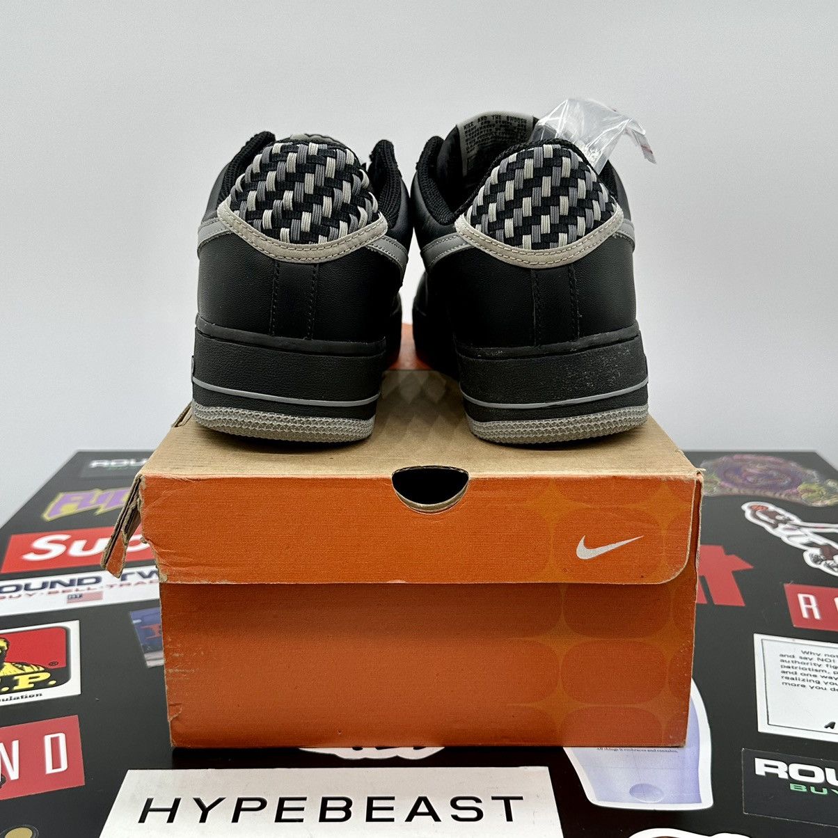 Nike Vintage Nike Air Force 1 Premium Woven Grey Size US 9 / EU 42 - 4 Thumbnail
