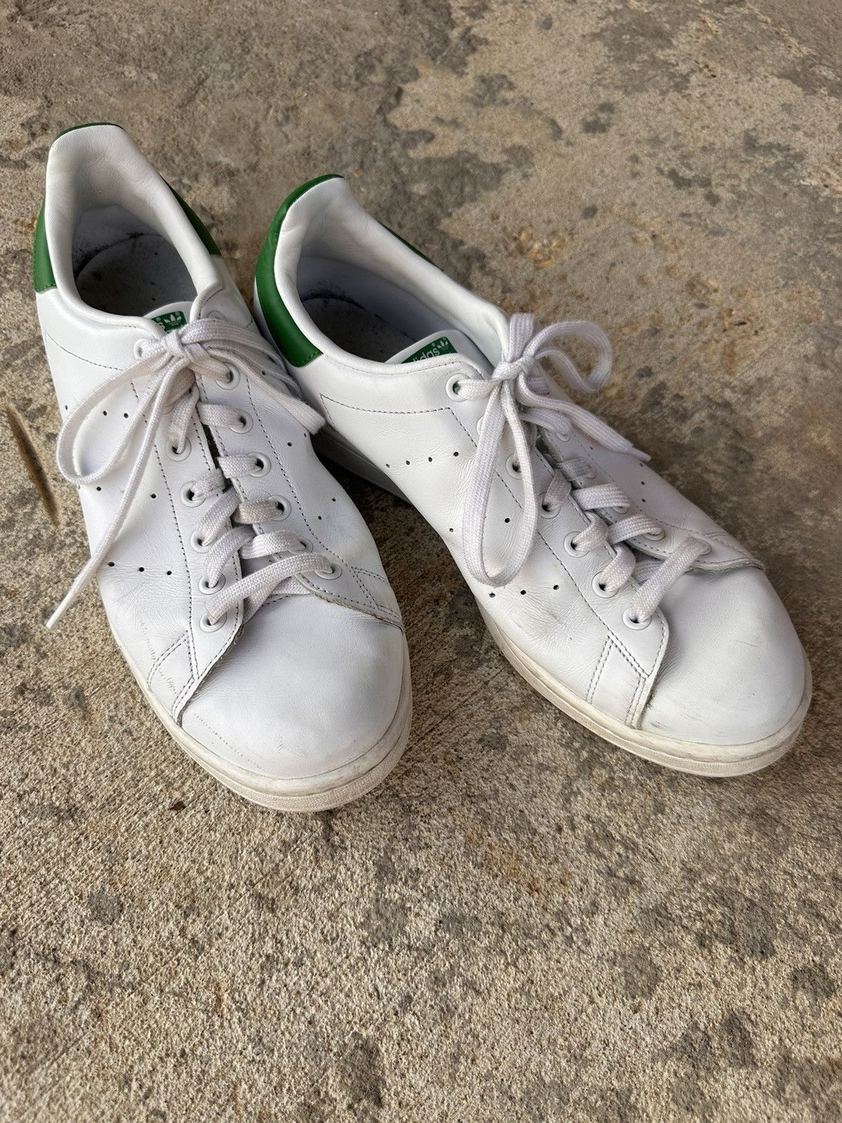 Vintage Adidas ‘STAN SMITH’ Collab Green and White Sneakers Size US 11.5 / EU 44-45 - 6 Thumbnail