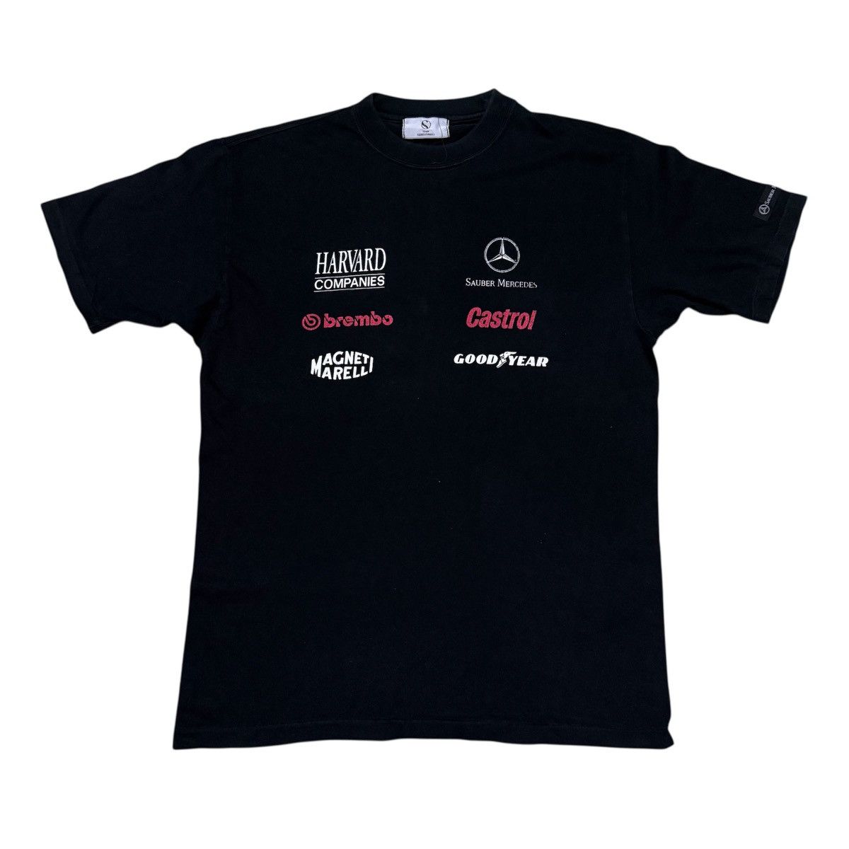 Mercedes-Benz Sauber Mercedes Big Logo Racing T Shirt Size US M / EU 48-50 / 2 - 1 Thumbnail