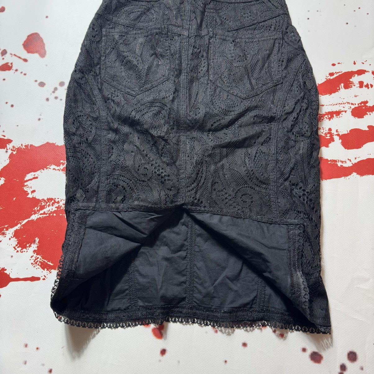 Dolce & Gabbana vintage sexy lace skirt dolce gabbana archival clothing Size 28" / US 6 / IT 42 - 8 Thumbnail