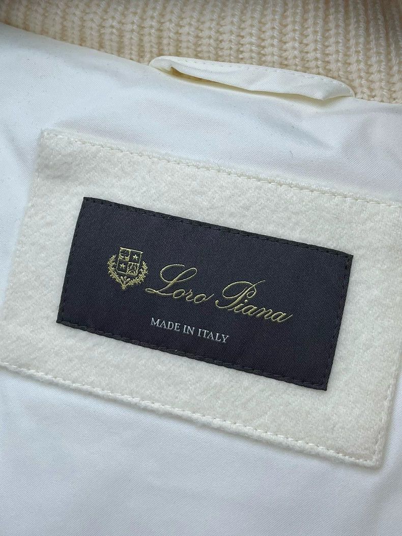Loro Piana LORO PIANA Classic solid color down cotton jacket Size L / US 10 / IT 46 - 6 Thumbnail