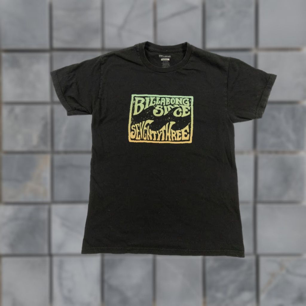 Billabong Billabong Shirt Mens Small Black Crewneck Short Sleeve Graphic Tee Beach Size US S / EU 44-46 / 1 - 1 Thumbnail
