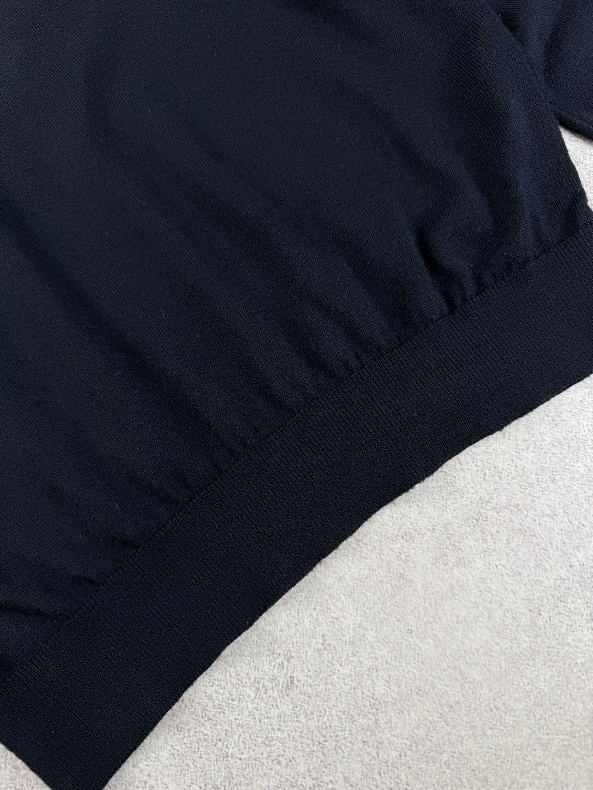 Other Montechiaro Wool Knit Sweater Navy Blue Men’s Size 52 Size US L / EU 52-54 / 3 - 4 Thumbnail