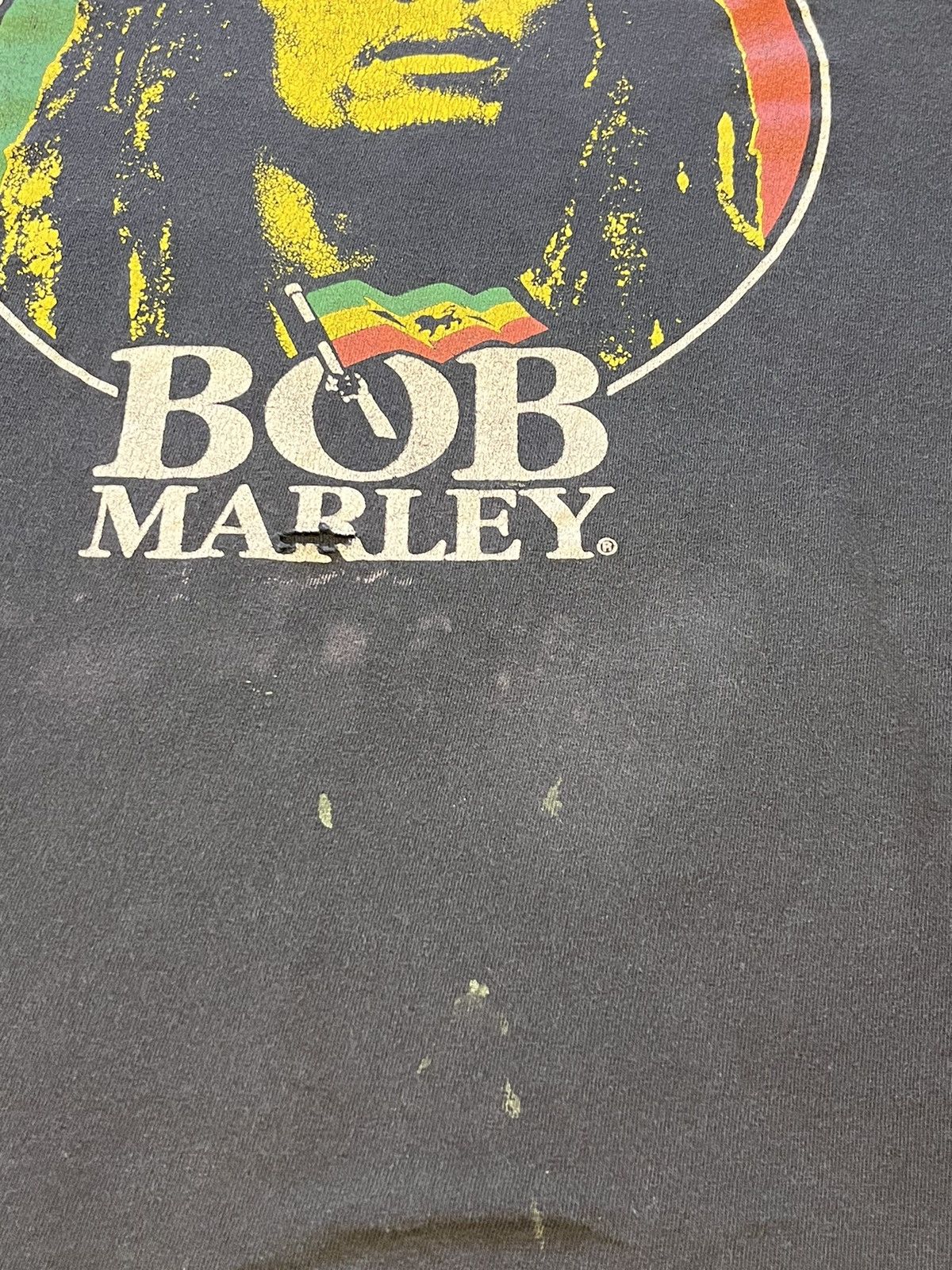 Band Tees Bob Marley Thrashed ERD Tee Size US XXL / EU 58 / 5 - 3 Thumbnail