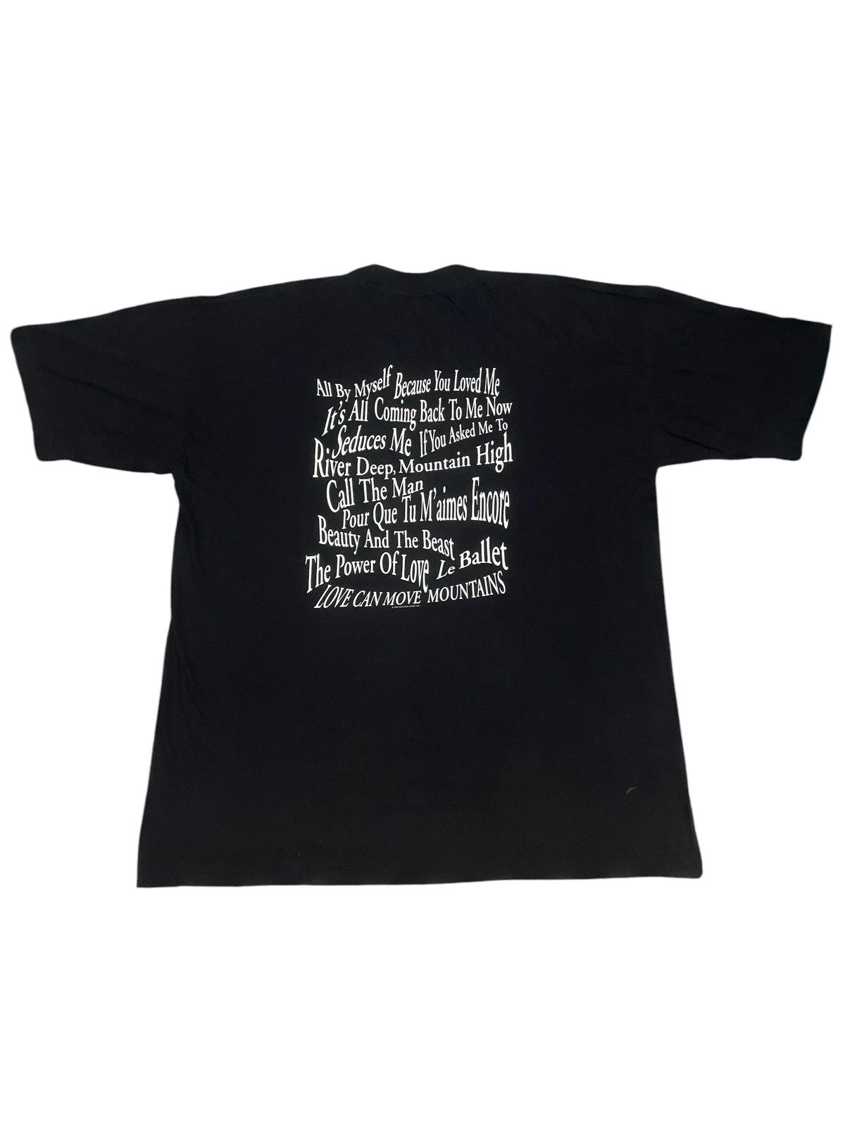 Band Tees × Vintage Vintage Celine Dion 90s Tee Size US XL / EU 56 / 4 - 2 Thumbnail