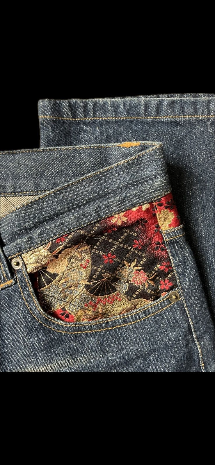 Japanese Brand × Vintage Authentic Japanese Embroidered Denim Size US 32 / EU 48 - 2 Thumbnail
