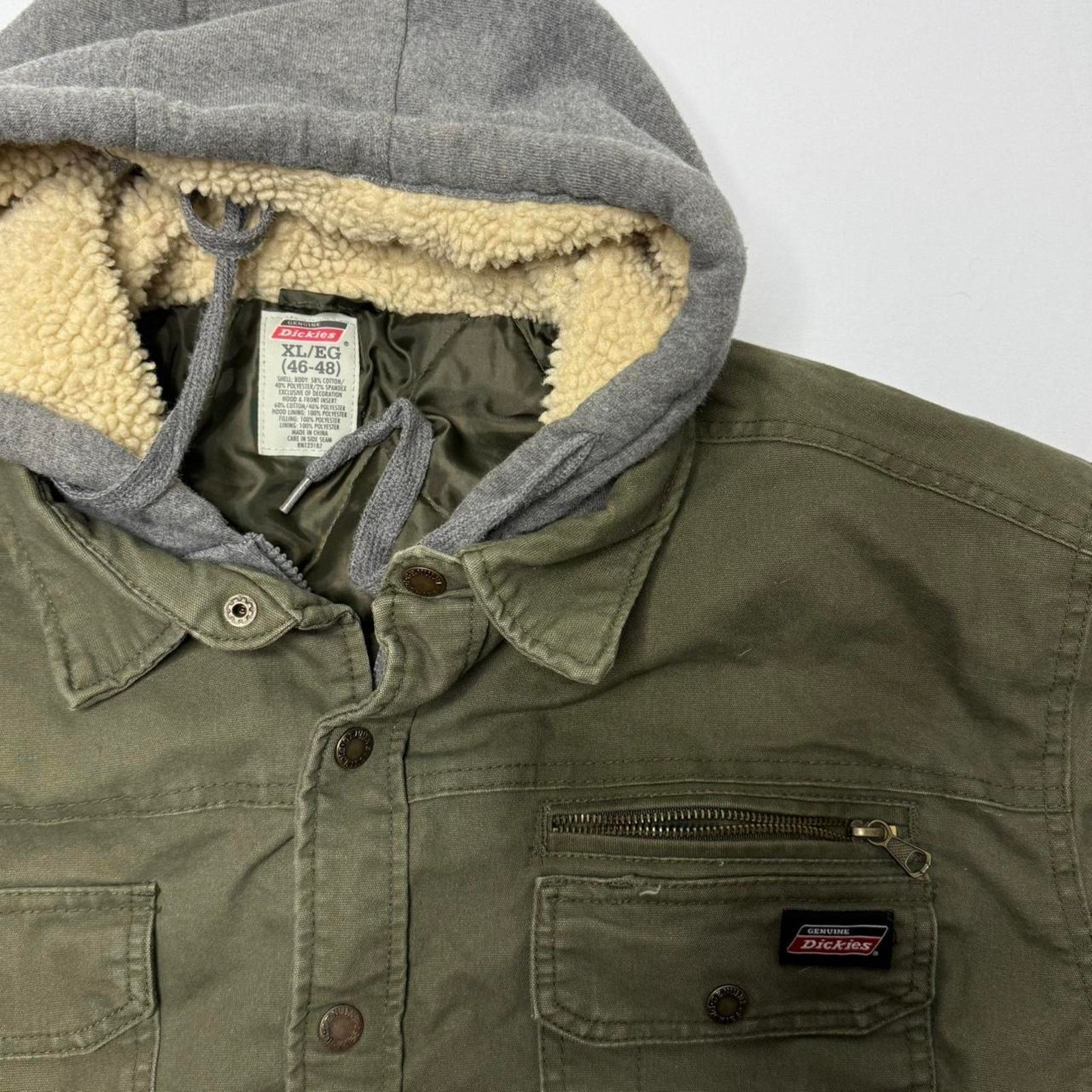 Dickies Dickies Sherpa Lined Hooded Canvas Work Jacket XL (46–48) Size US XL / EU 56 / 4 - 2 Thumbnail