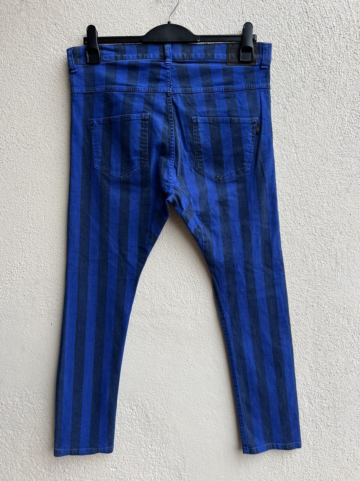 Vintage CANDY STRIPPER Japan Fade Border Striped Pant Size US 31 - 13 Thumbnail
