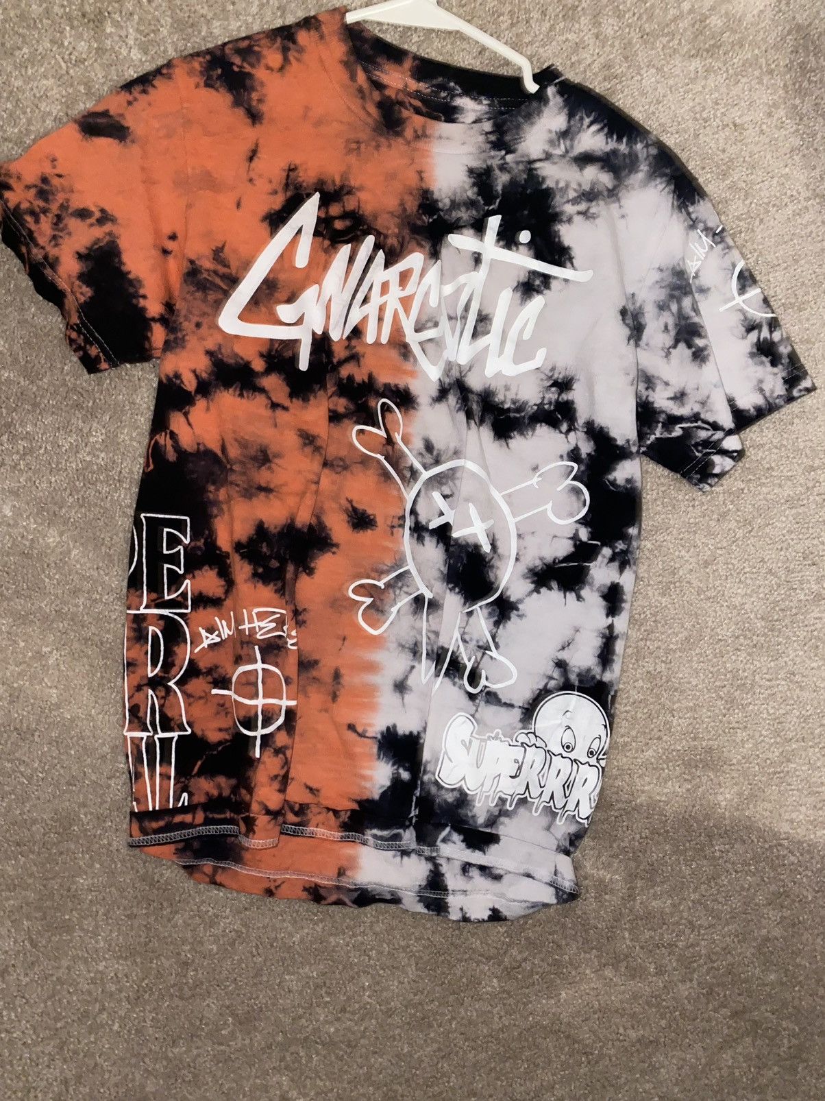 Gnarcotic Gnarcotic Multi Logo Tie Dye T shirt size small Size US S / EU 44-46 / 1 - 1 Thumbnail