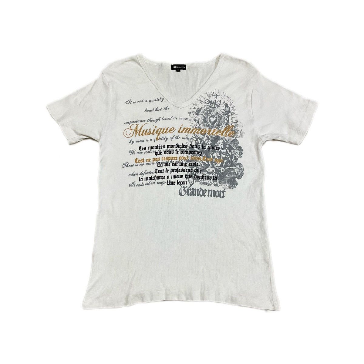 If Six Was Nine 🔥Crazy Y2K Beaumere Poem Shirt Gothic Punk Size US M / EU 48-50 / 2 - 2 Thumbnail