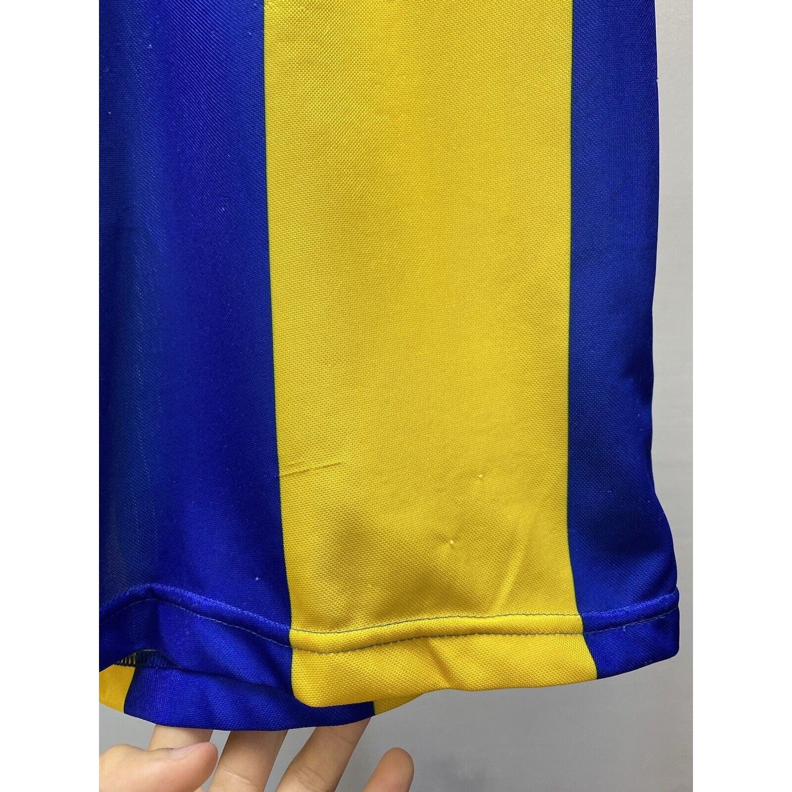 Asics Vintage Leeds United 1993 1995 Away Soccer Jersey Kids Boys Size US XXS / EU 40 - 3 Thumbnail