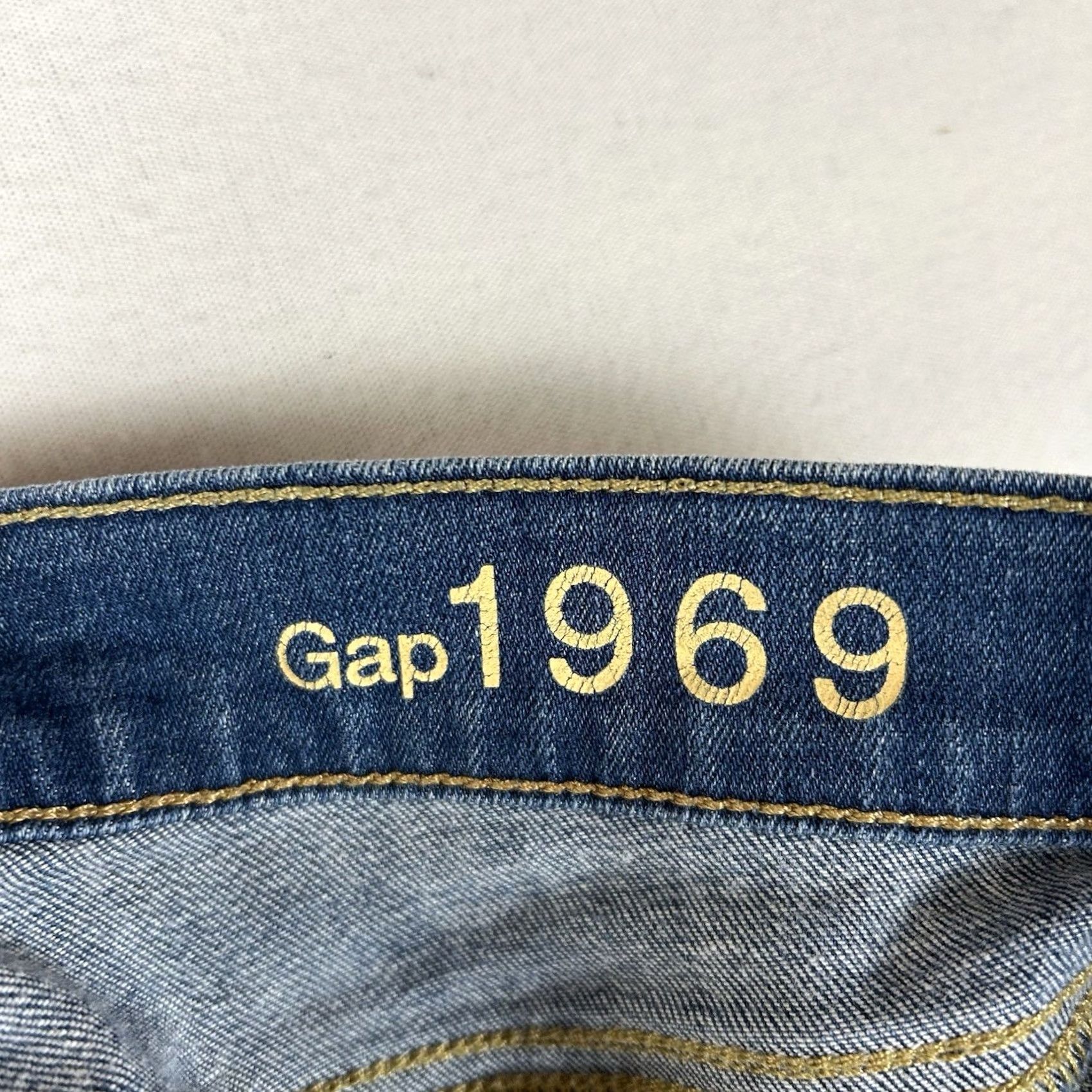 Gap Gap 1969 Legging Jeans Womens 29 Short Blue Denim Skinny Mid Rise 29S Casual S-M-L? Size 29" - 6 Thumbnail