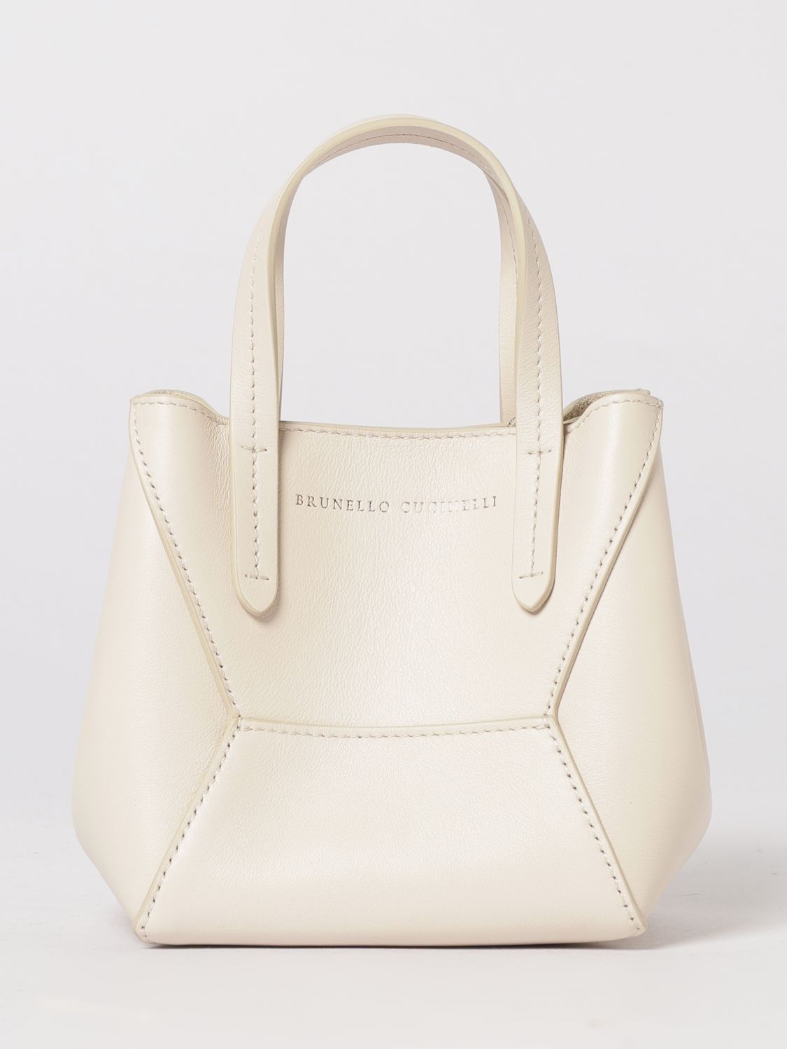 Brunello Cucinelli Brunello Cucinelli Handbag Woman Ivory Size ONE SIZE - 1 Thumbnail