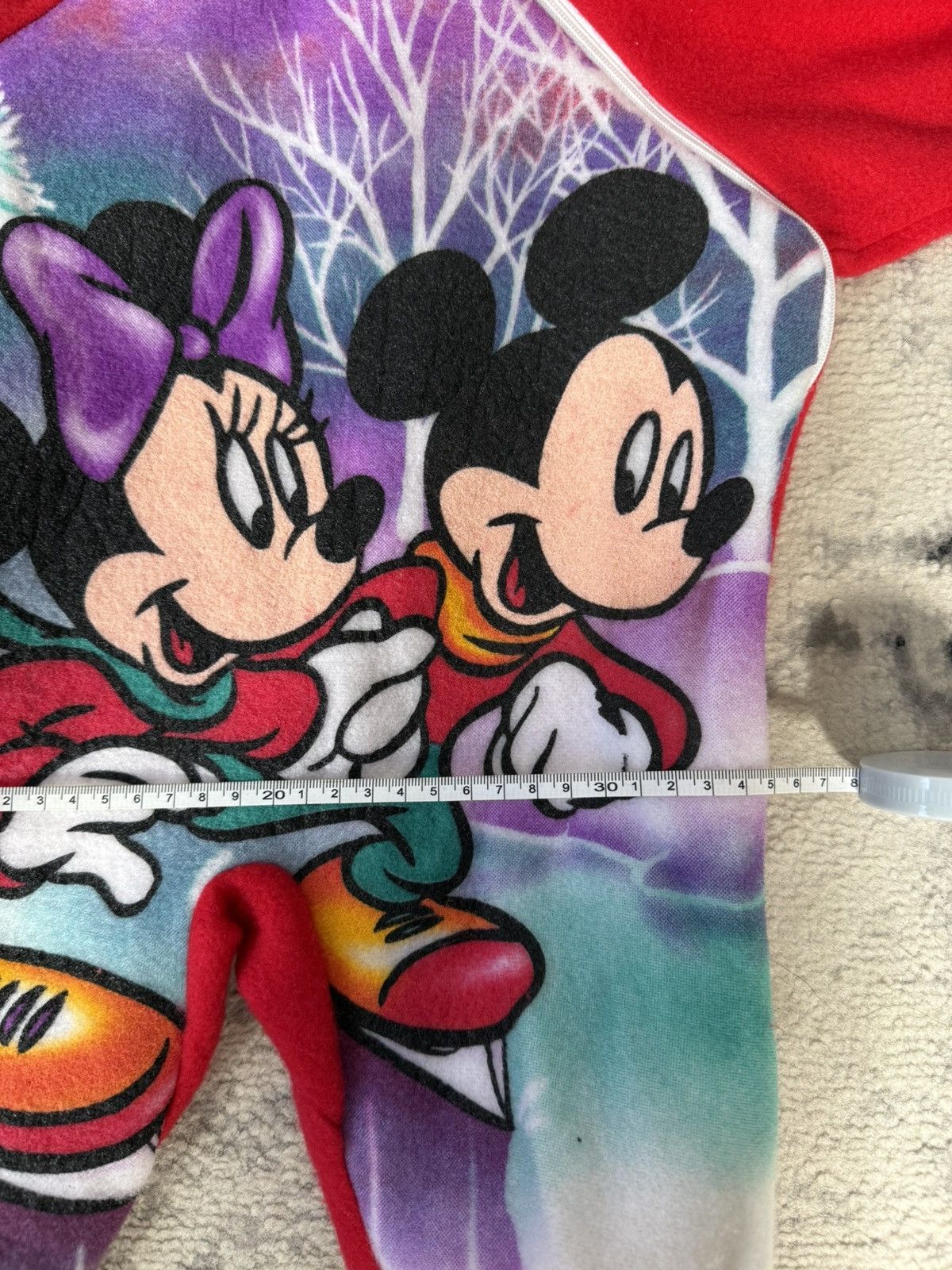 Disney Vintage 90s Disney Ice Skating Full Print Kid's Pyjamas Size US 26 / EU 42 - 5 Thumbnail