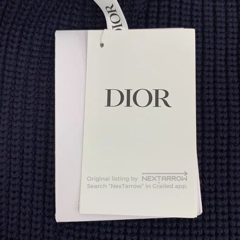 Dior Dior Blue lapel woollen knitted cardigan suit jacket Size S / US 4 / IT 40 - 6 Thumbnail