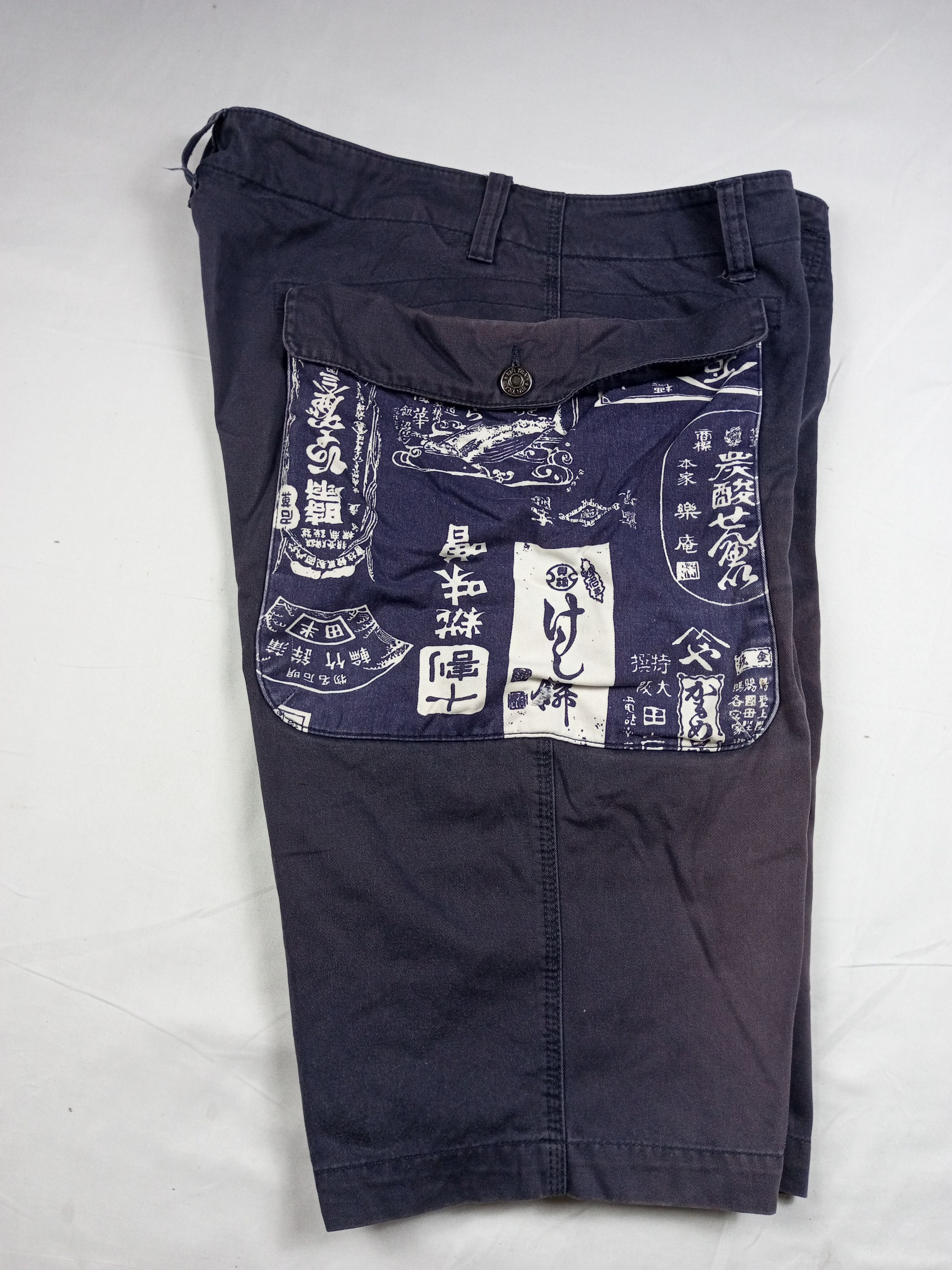 Japanese Brand Vintage 90s BIG TRAIN Faded Japanese Shorts Cargo Style Size US 38 / EU 54 - 16 Thumbnail
