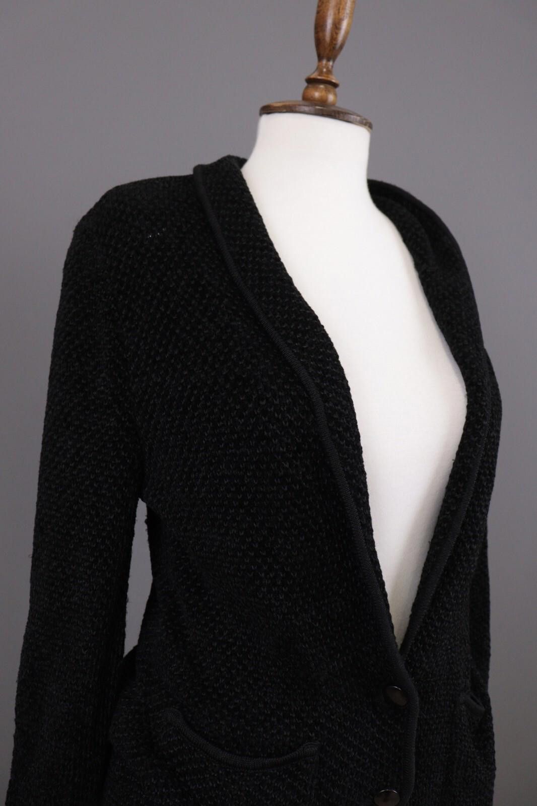 Christian Dior Monsieur Mondi Black Cable Knit Pockets 2 Button Sweater Size 38 / M Size M / US 6-8 / IT 42-44 - 7 Thumbnail