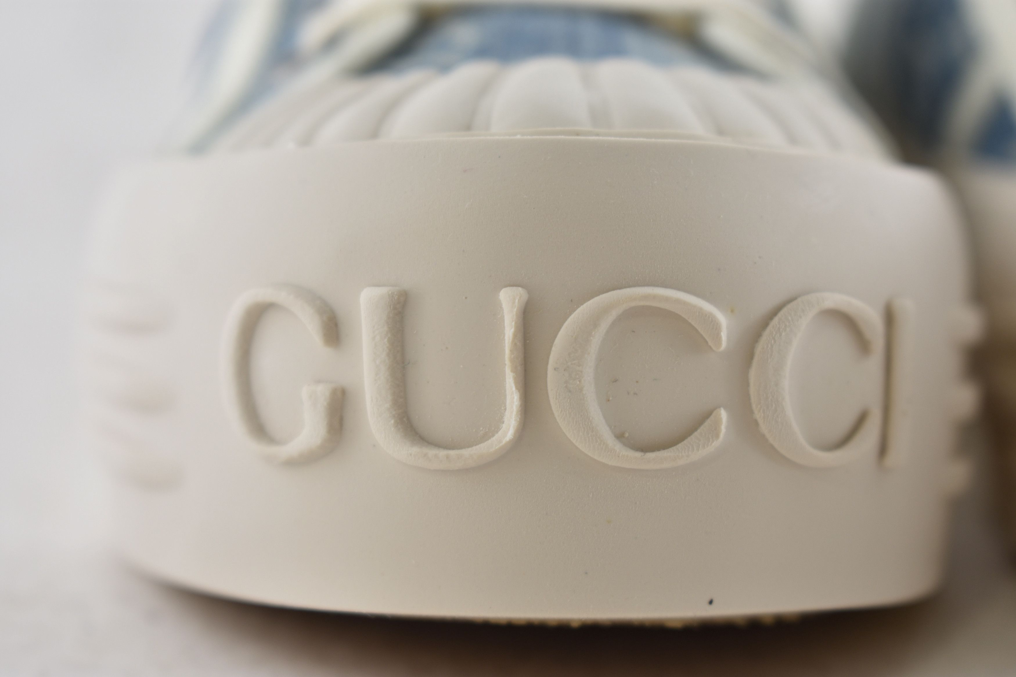Gucci Gucci Chunky Monogram GG Logo Denim Platform Sneakers 36.5 Size US 6.5 / IT 36.5 - 12 Thumbnail