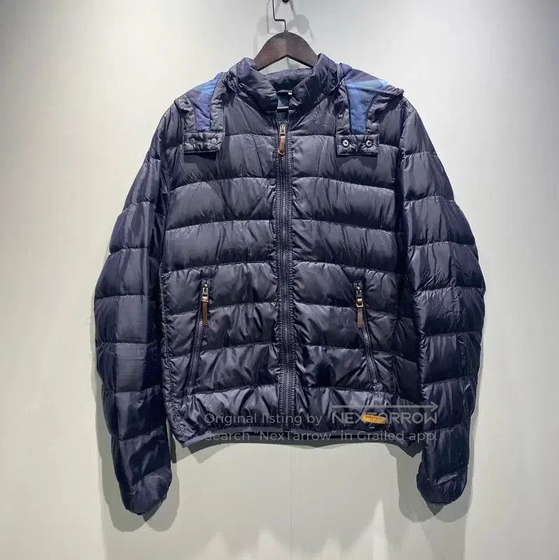 Burberry Men's Blue Down Jacket Size L.