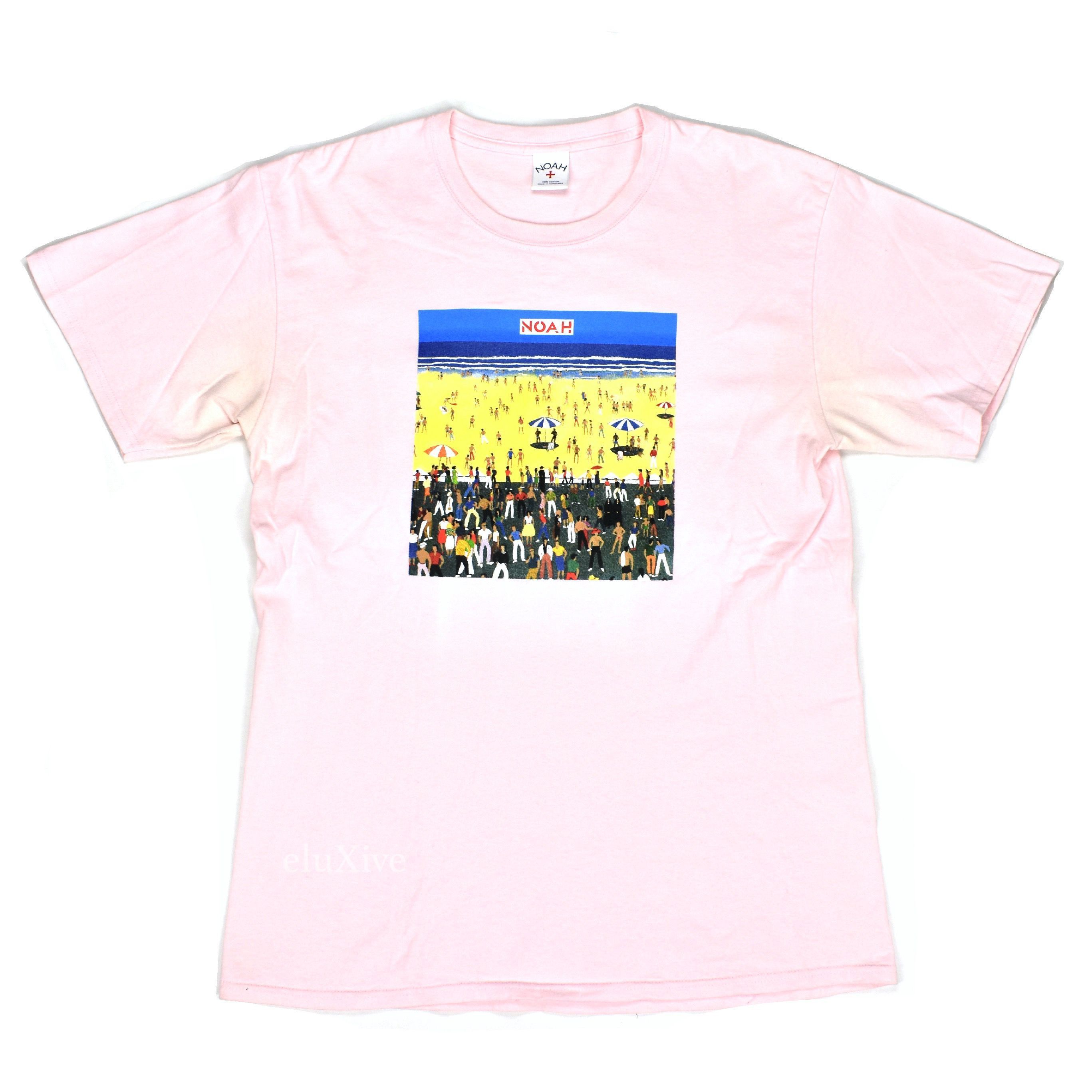 Noah Noah INXS Beachfront Logo T-Shirt Pink SS17 Size US L / EU 52-54 / 3 - 1 Preview