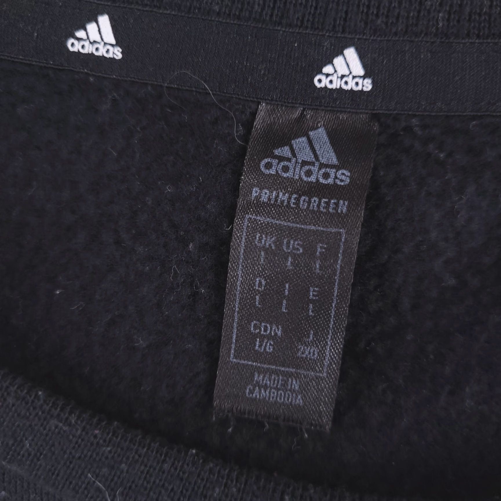 Adidas Adidas Sweatshirt Mens Large Black Pullover Primegreen Size US L / EU 52-54 / 3 - 3 Thumbnail