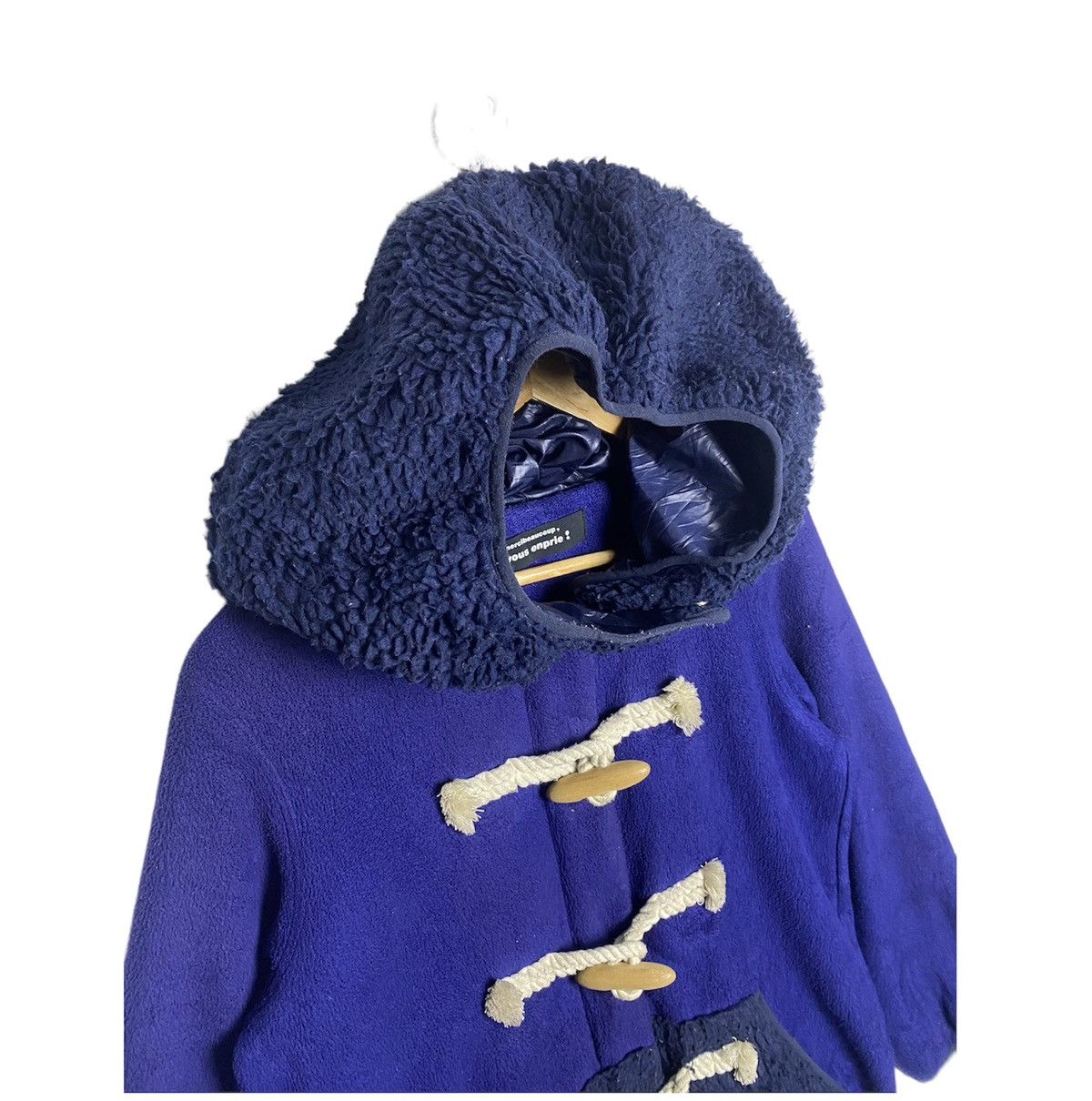 Issey Miyake × Vintage × mercibeaucoup Mercibeaucoup Issey Miyake Duffle Fleece Jacket Size M / US 6-8 / IT 42-44 - 4 Thumbnail