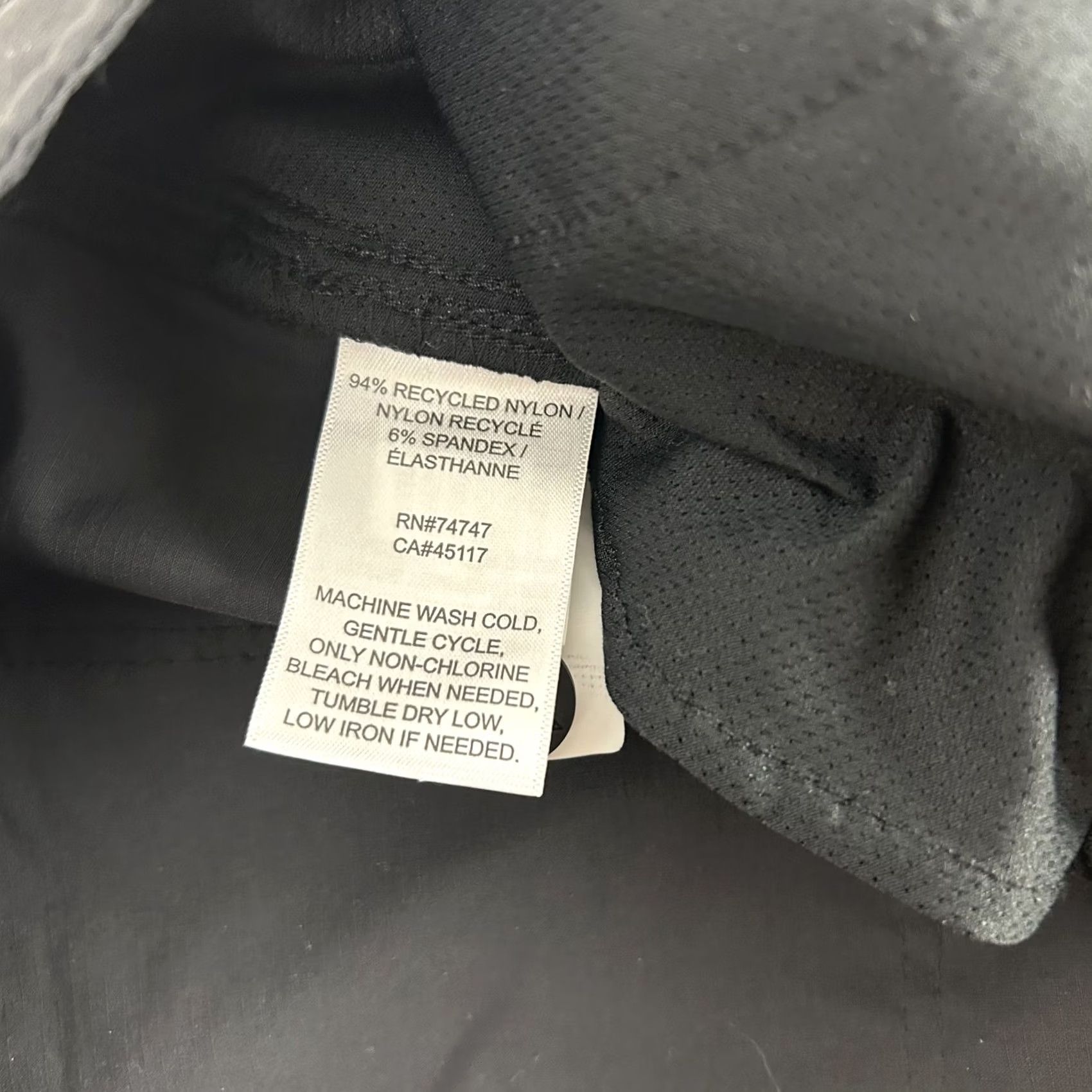 ASCENO Ascend Womens Explorer Cargo Pants Black 16 Lightweight Stretch Outdoor Hiking Casual Travel Regular Straight Pockets Front Zip Button Convertible Leg Size 38" / US 16 / IT 52 - 5 Thumbnail