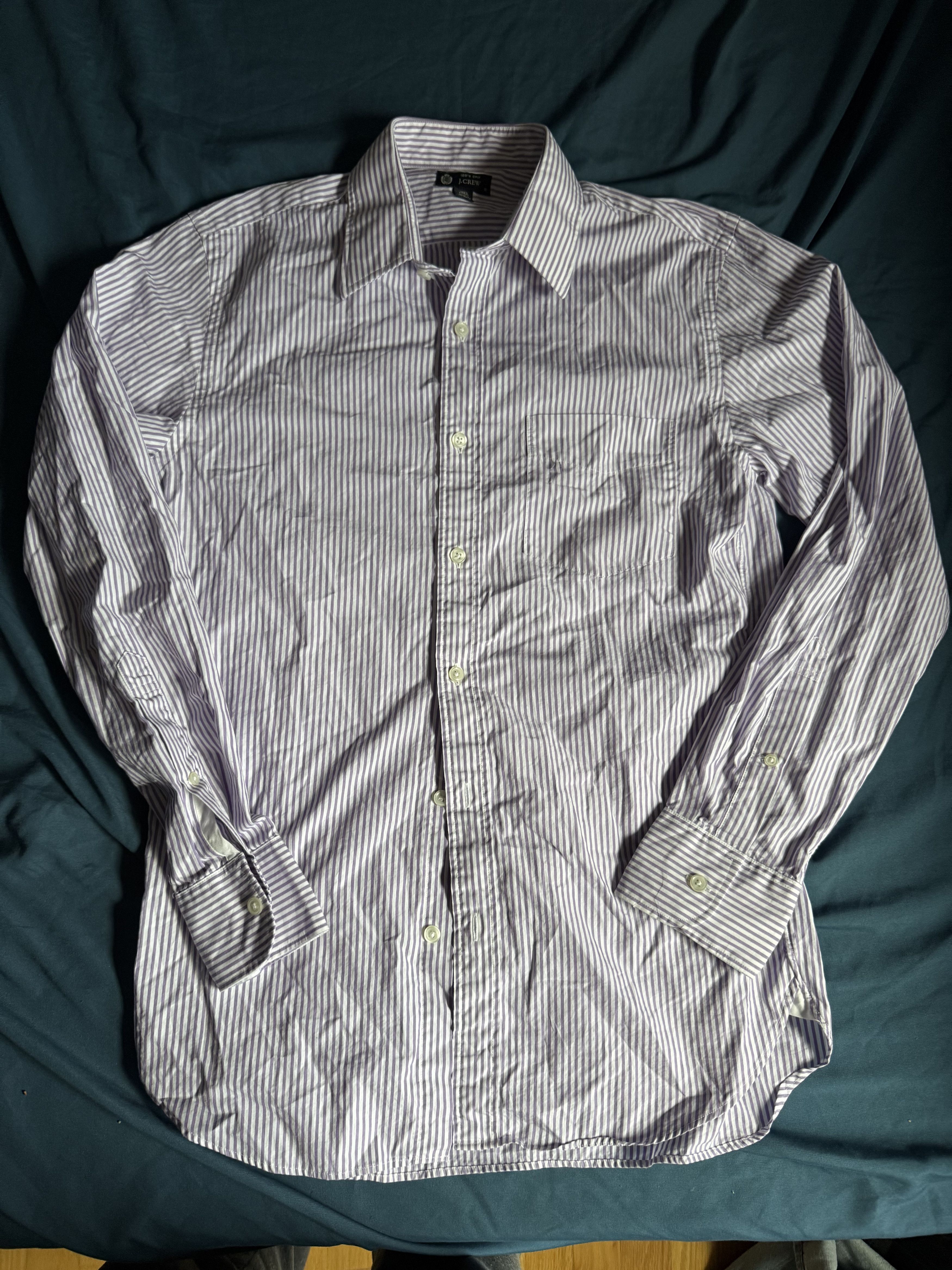 J.Crew J. Crew Striped Button Up Shirt 120s 2 ply small $70 Size US S / EU 44-46 / 1 - 2 Thumbnail