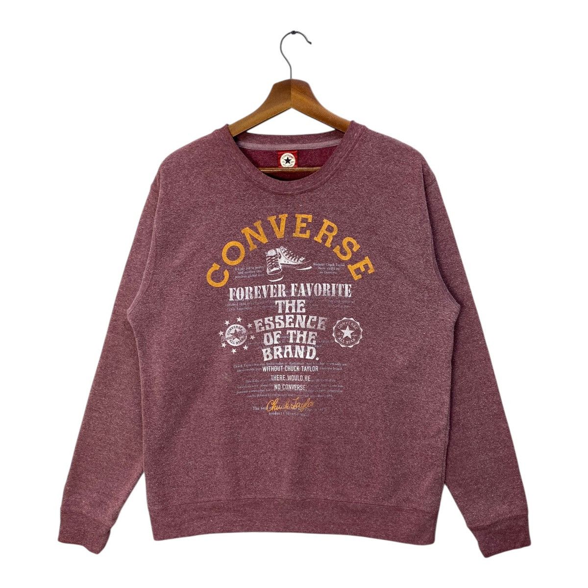 Converse Converse Sweatshirt Spellout Pullover Jumper Crewneck Size L Size US L / EU 52-54 / 3 - 1 Thumbnail