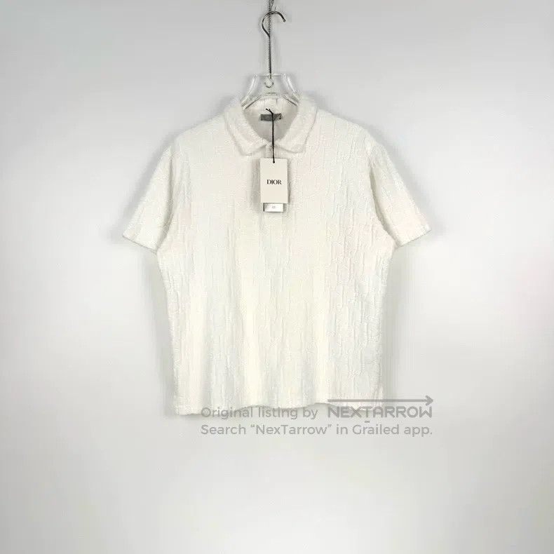 Dior Dior White full logo towel material short sleeves Size US S / EU 44-46 / 1 - 3 Thumbnail