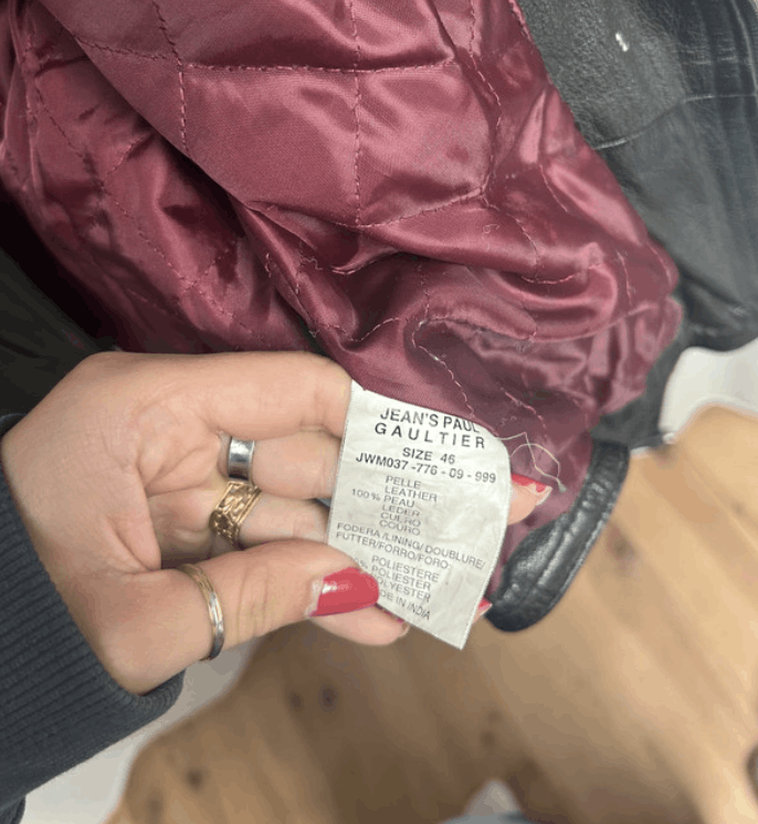 Jean Paul Gaultier × Leather Jean Paul Gaultier Jacket Leather Biker Crop Coat EX0083 Size XL / US 12-14 / IT 48-50 - 6 Thumbnail