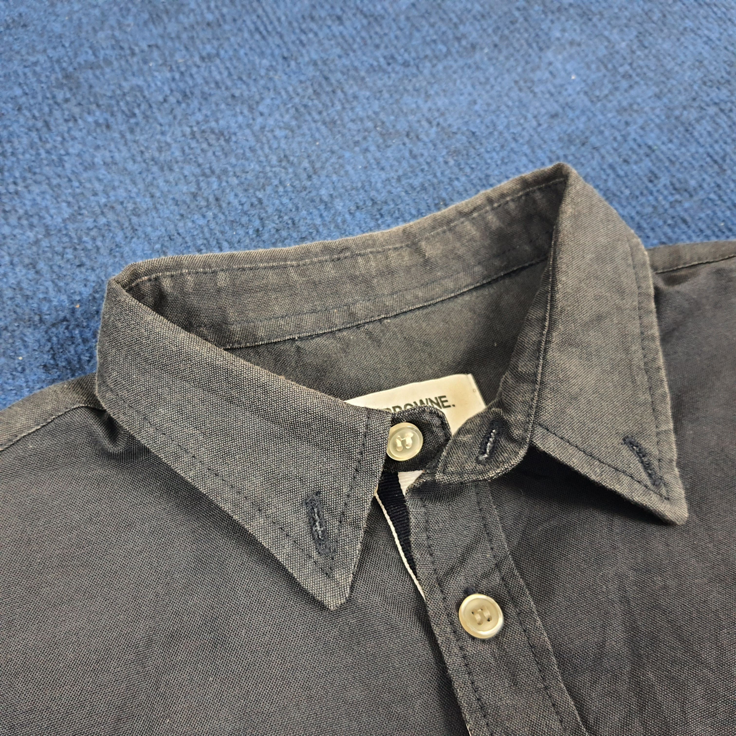 Thom Browne × Vintage Vintage Thom Browne Long Sleeve Button Up Shirt Size US S / EU 44-46 / 1 - 4 Thumbnail
