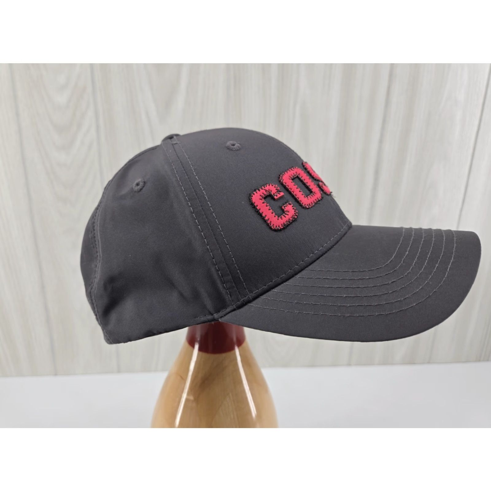 Costa Del Mar Costa Del Mar Gray Red Raised Letter Adjustable Men’s Hat Baseball Cap Adjustable One Size Gray Costa Del Mar Men Hat Size ONE SIZE - 4 Thumbnail