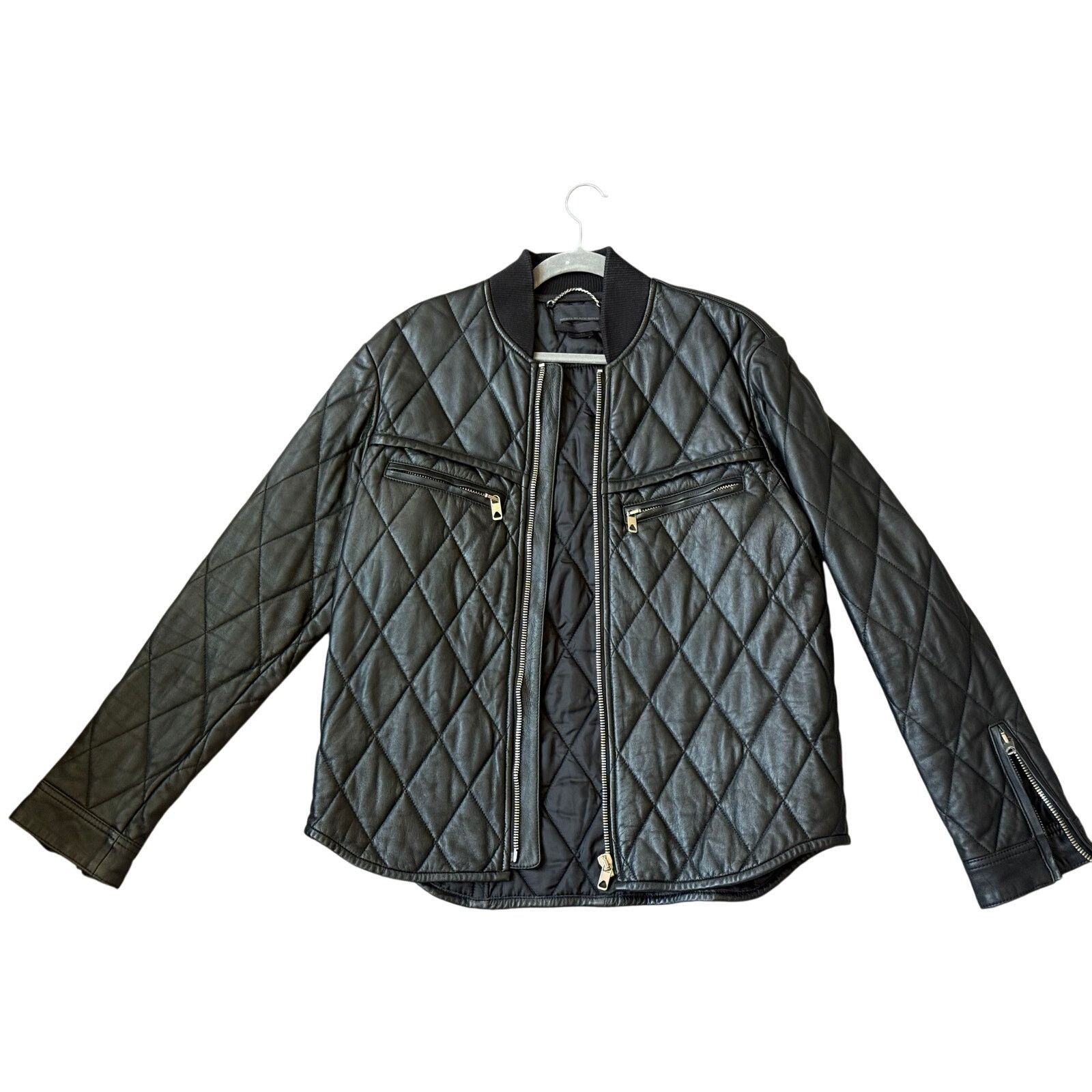 Diesel Black Gold Diesel Black Gold Quilted Leather Jacketf Size US M / EU 48-50 / 2 - 1 Thumbnail